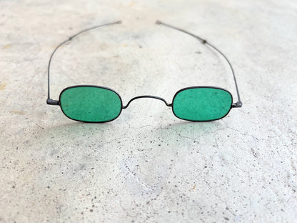 19th c. Green Tinted Eyeglasses