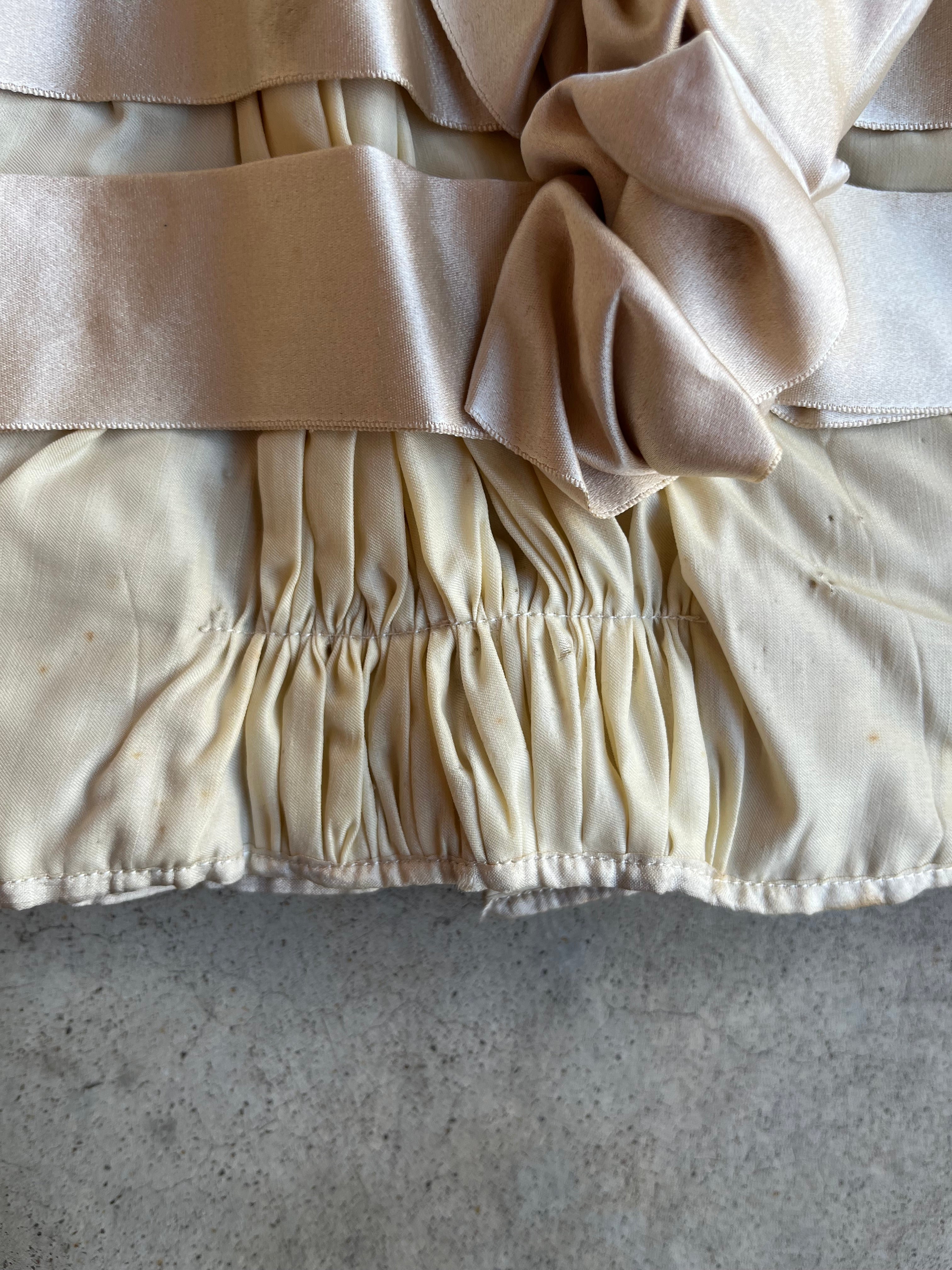 1890s Wedding Bodice + Shoes With Provenance