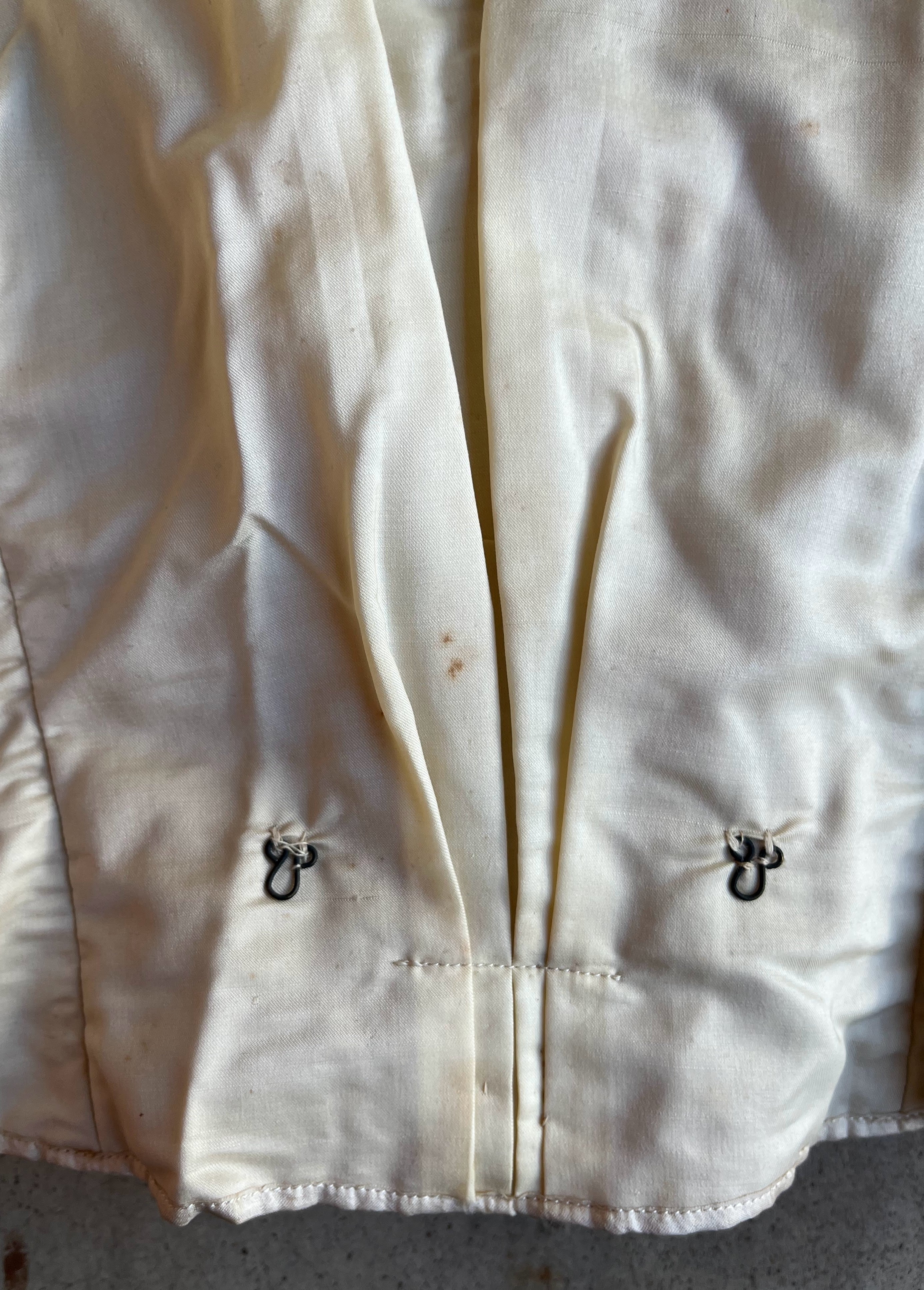 1890s Wedding Bodice + Shoes With Provenance