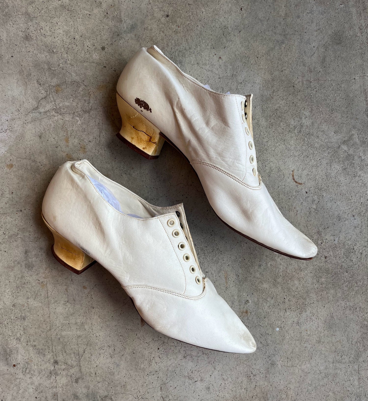 1890s Wedding Bodice + Shoes With Provenance