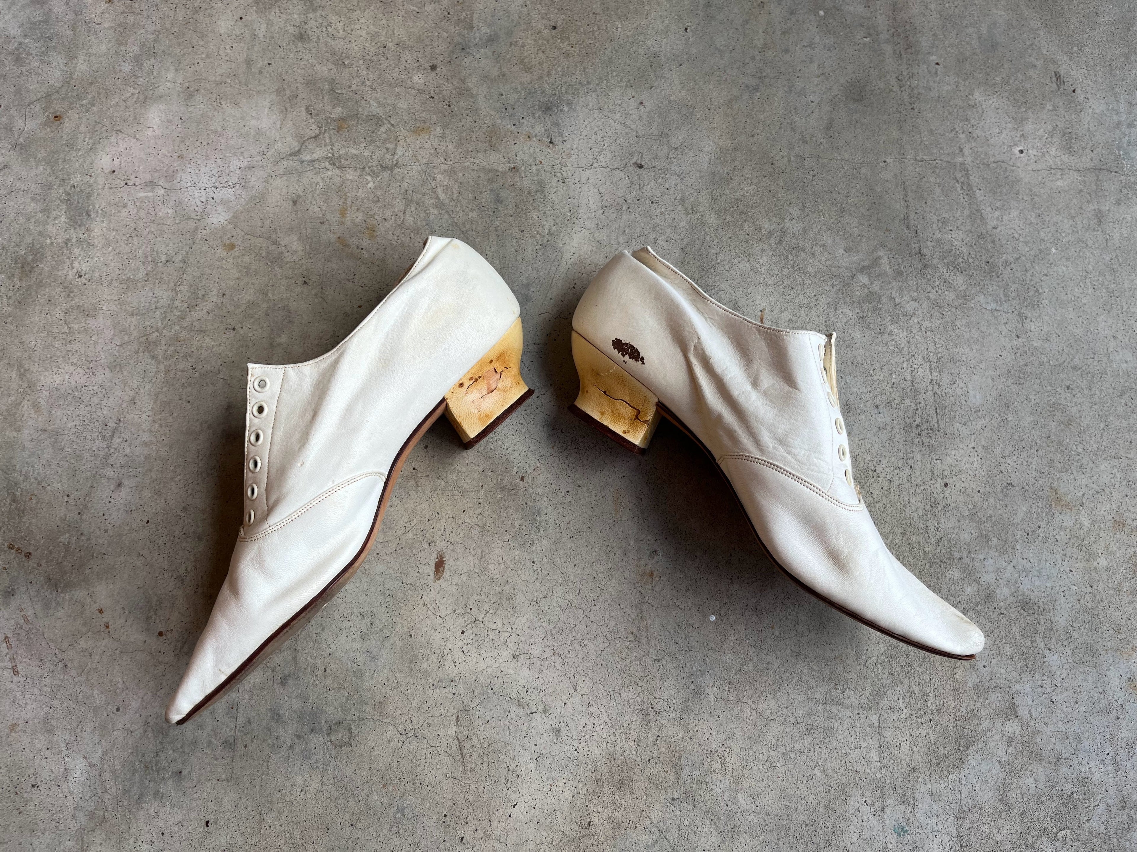 1890s Wedding Bodice + Shoes With Provenance