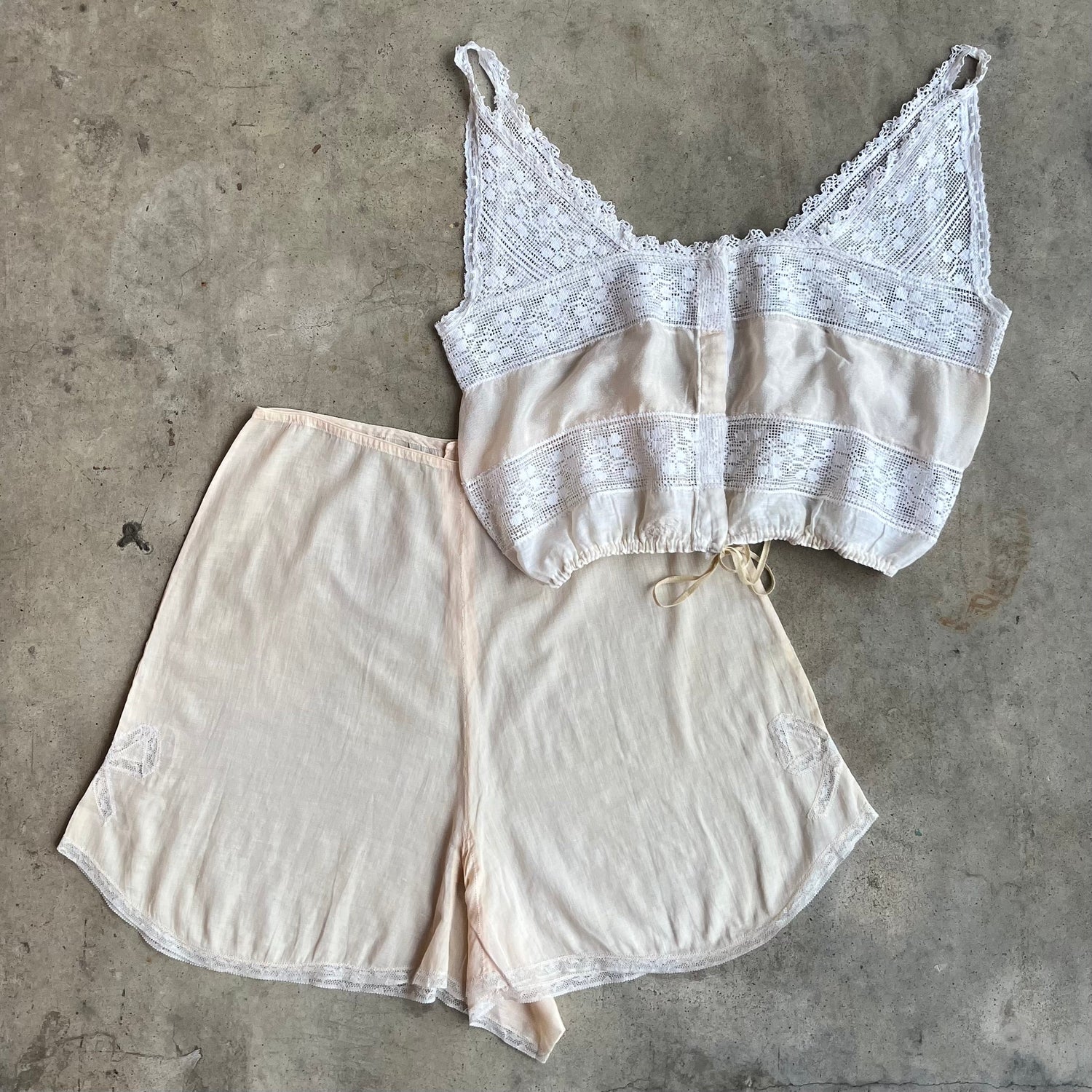 c. 1920s-1930s Tap Pants + Camisole