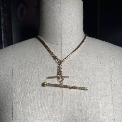 19th c. 14k Gold Rauch &amp; Co. Pencil Pendant
