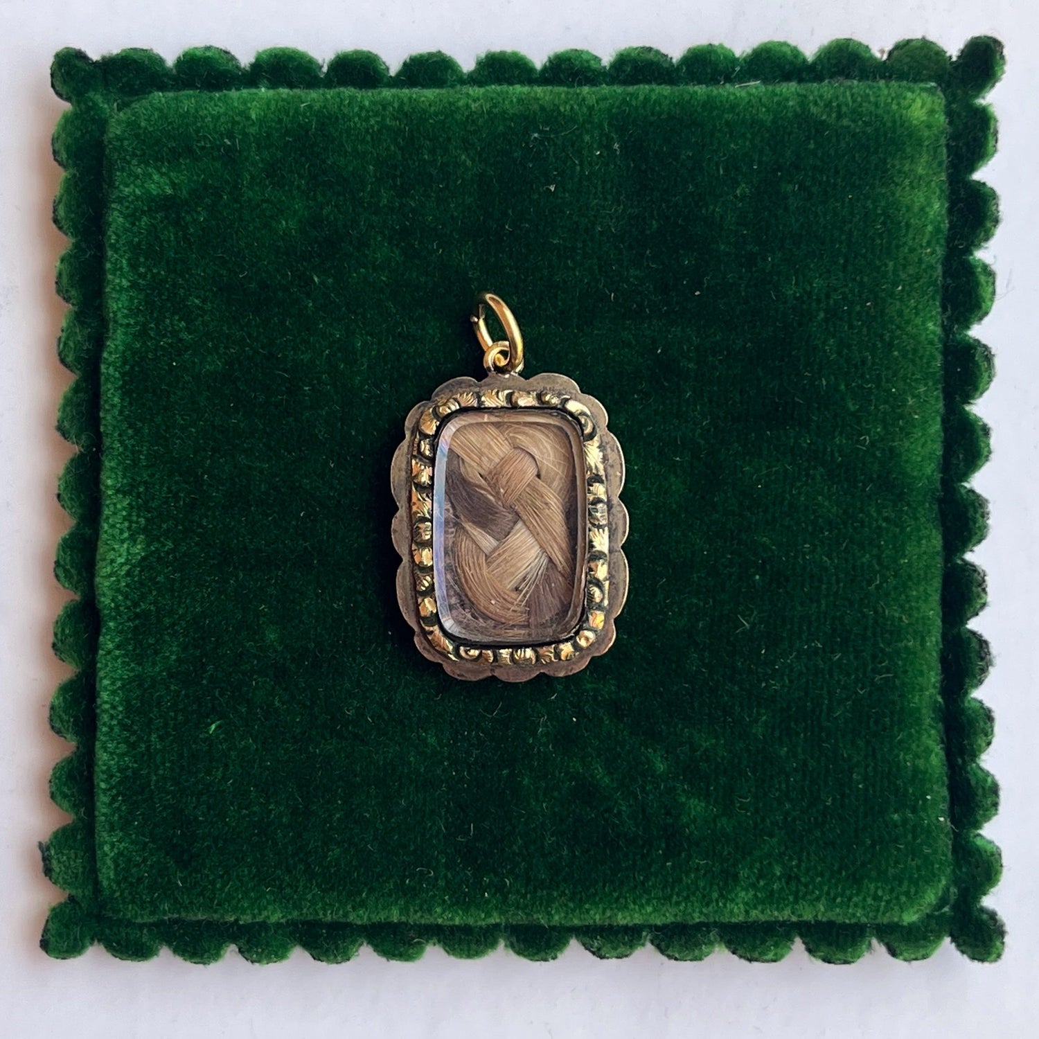 Early 19th c. Hair Locket Pendant