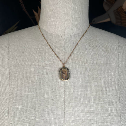 Early 19th c. Hair Locket Pendant
