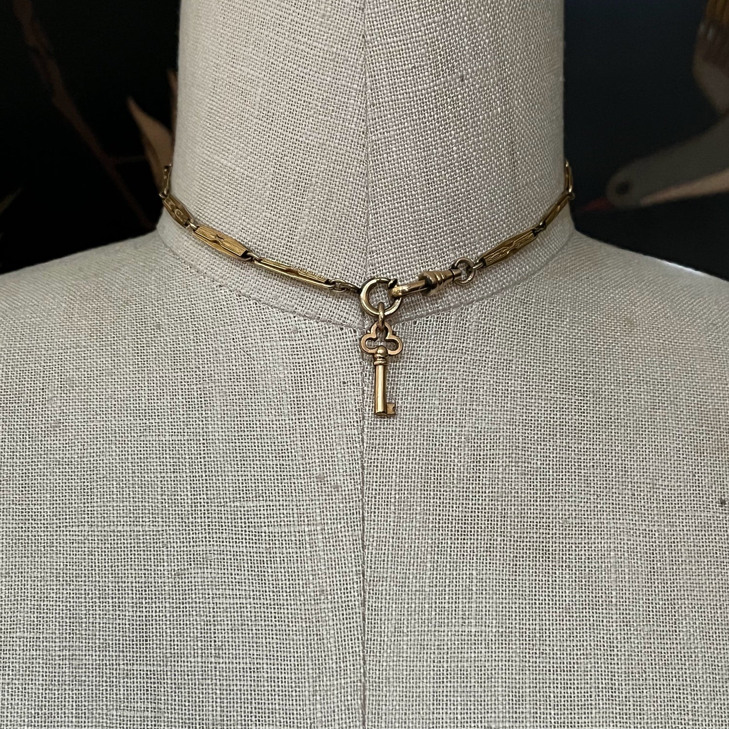 Late 19th c. Key Charm Pendant