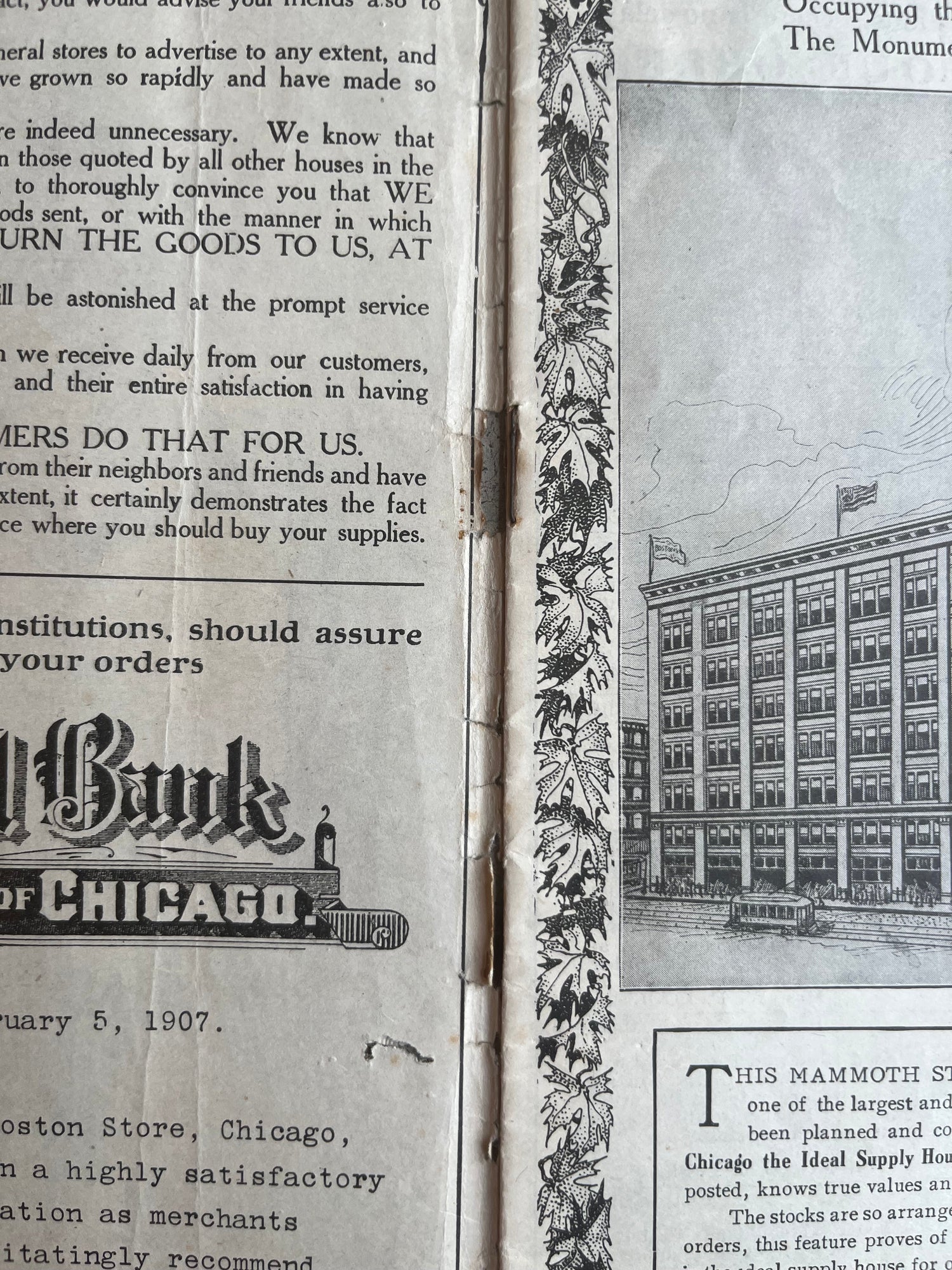 1908 Spring &amp; Summer Catalog | Boston Store Chicago