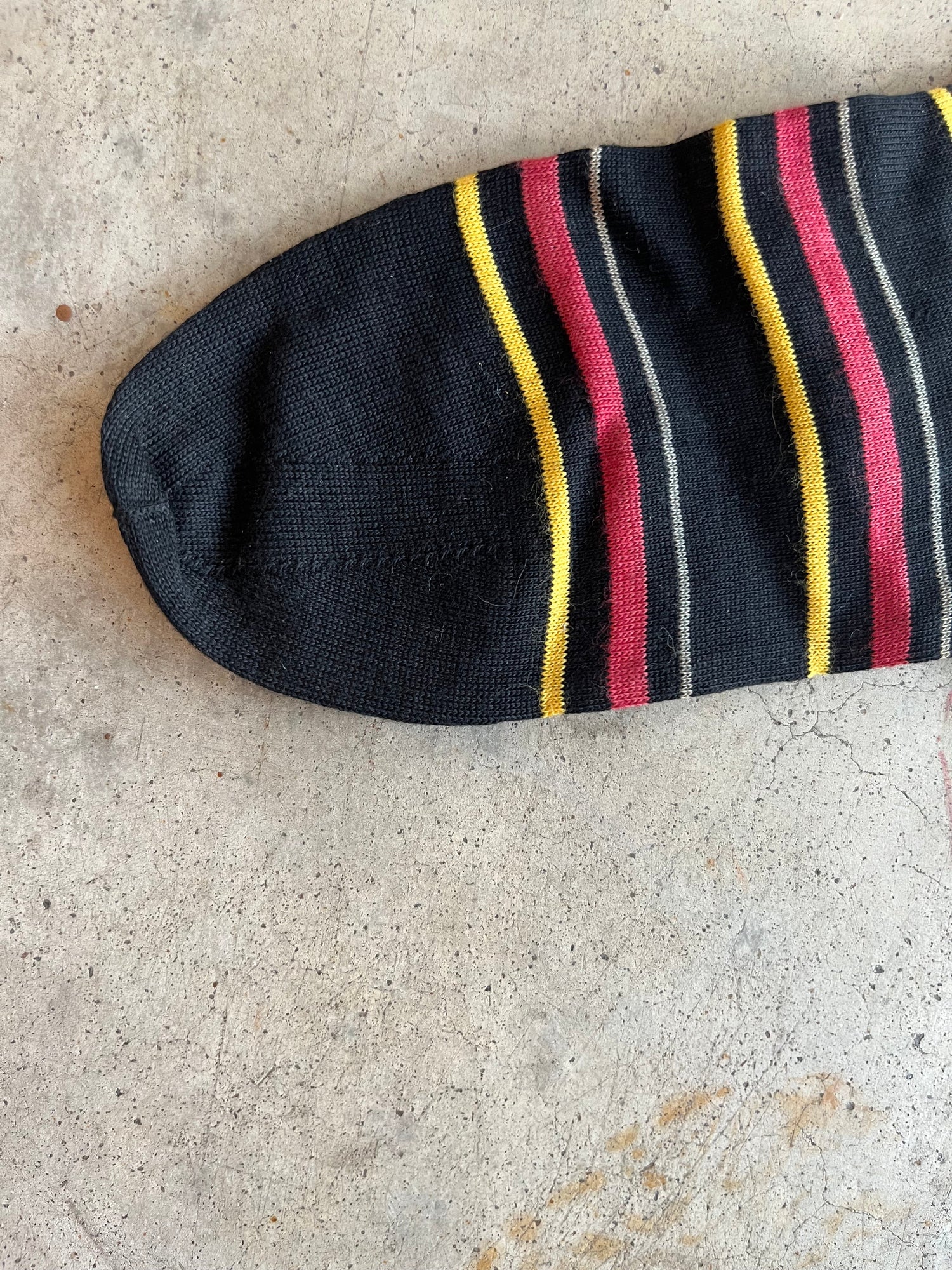 Late 19th-Early 20th c. Striped Cotton Stockings