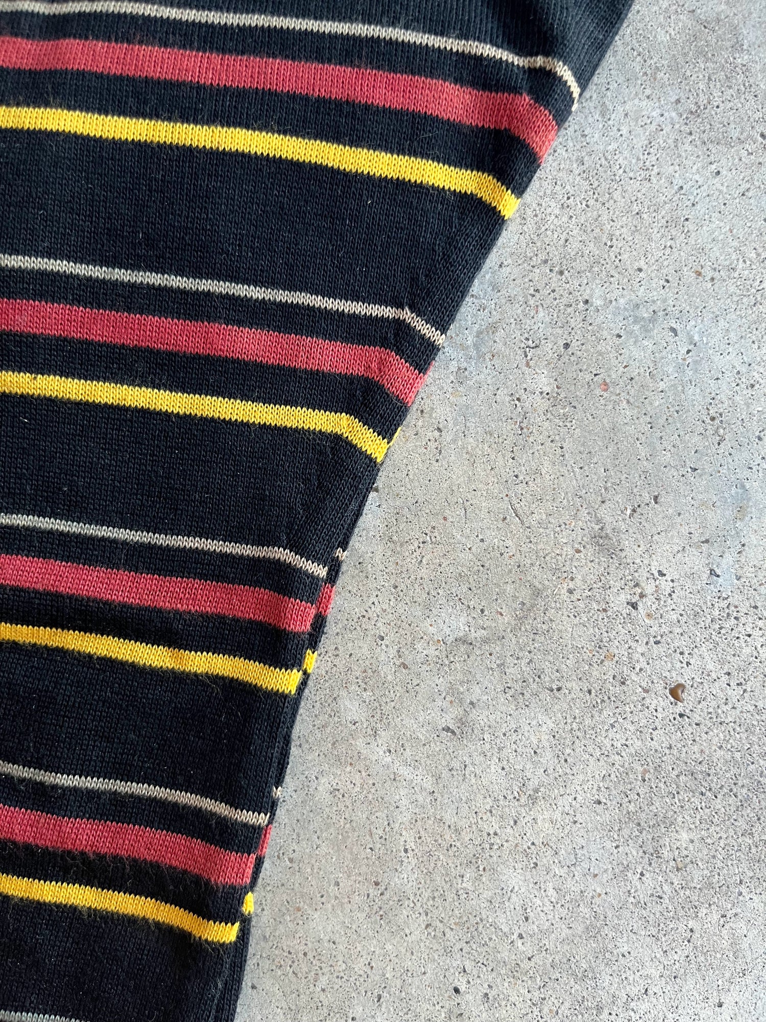Late 19th-Early 20th c. Striped Cotton Stockings