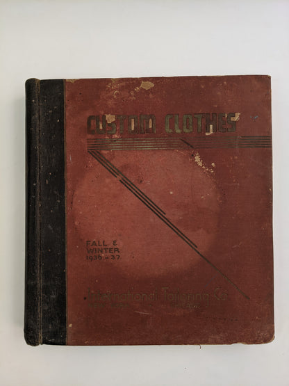 1930s Catalog Scrapbook 1936-37 International Tailoring Co