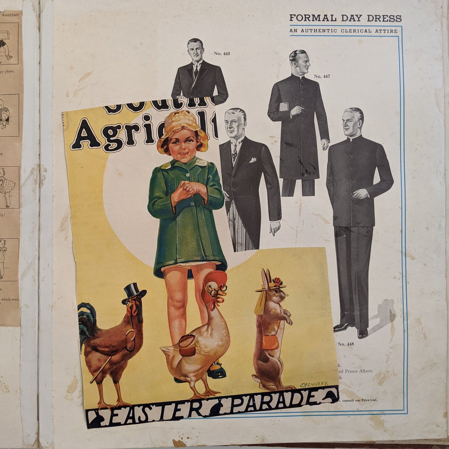 1930s Catalog Scrapbook 1936-37 International Tailoring Co