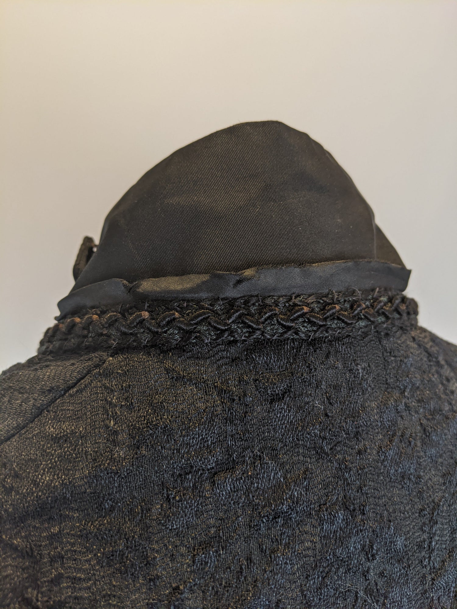 Edwardian Black Brocade Bolero | XS - Small