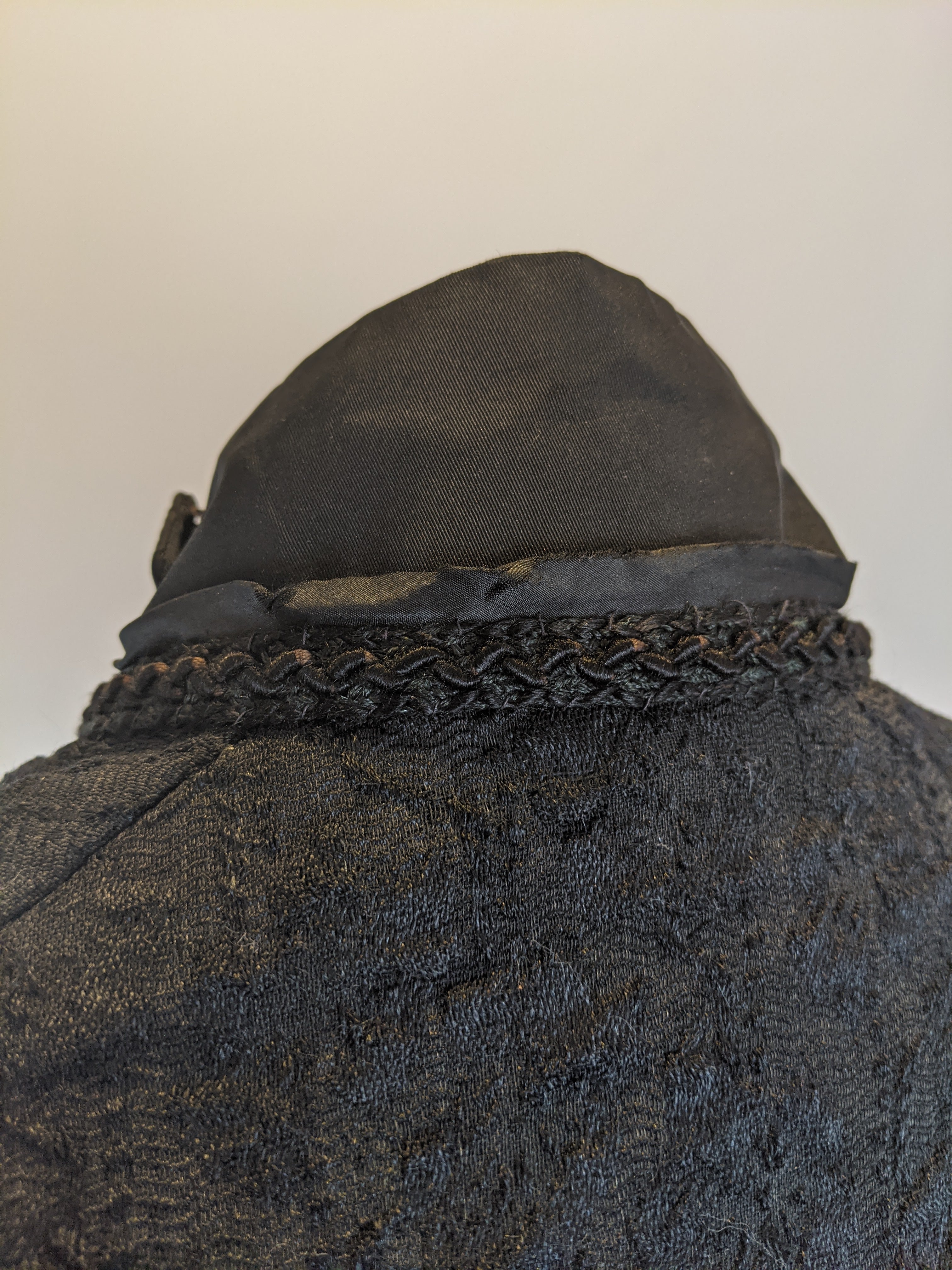 Edwardian Black Brocade Bolero | XS - Small