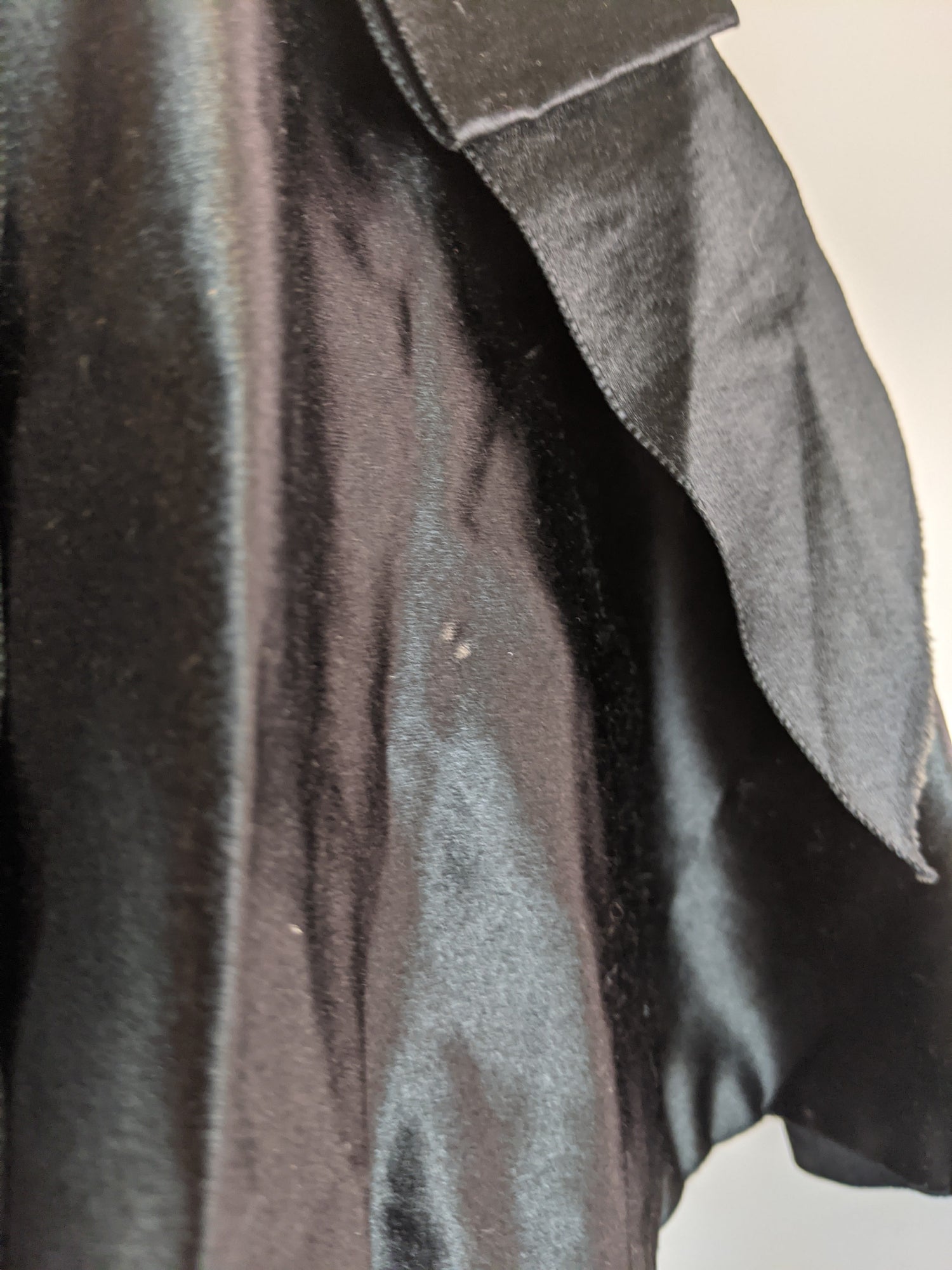 Victorian Black Silk Beaded Capelet