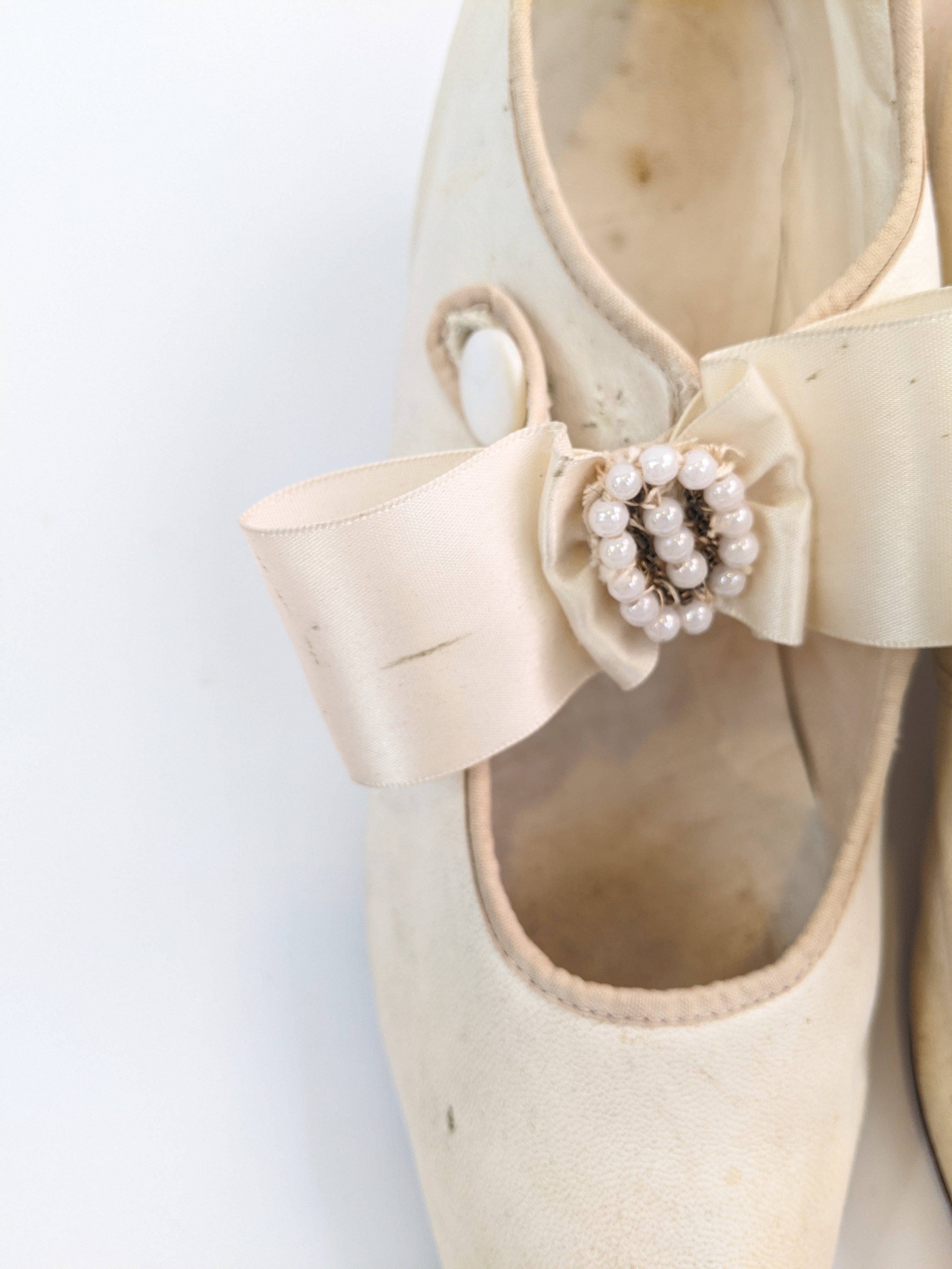 Late Victorian Pointed Toe Wedding Shoes