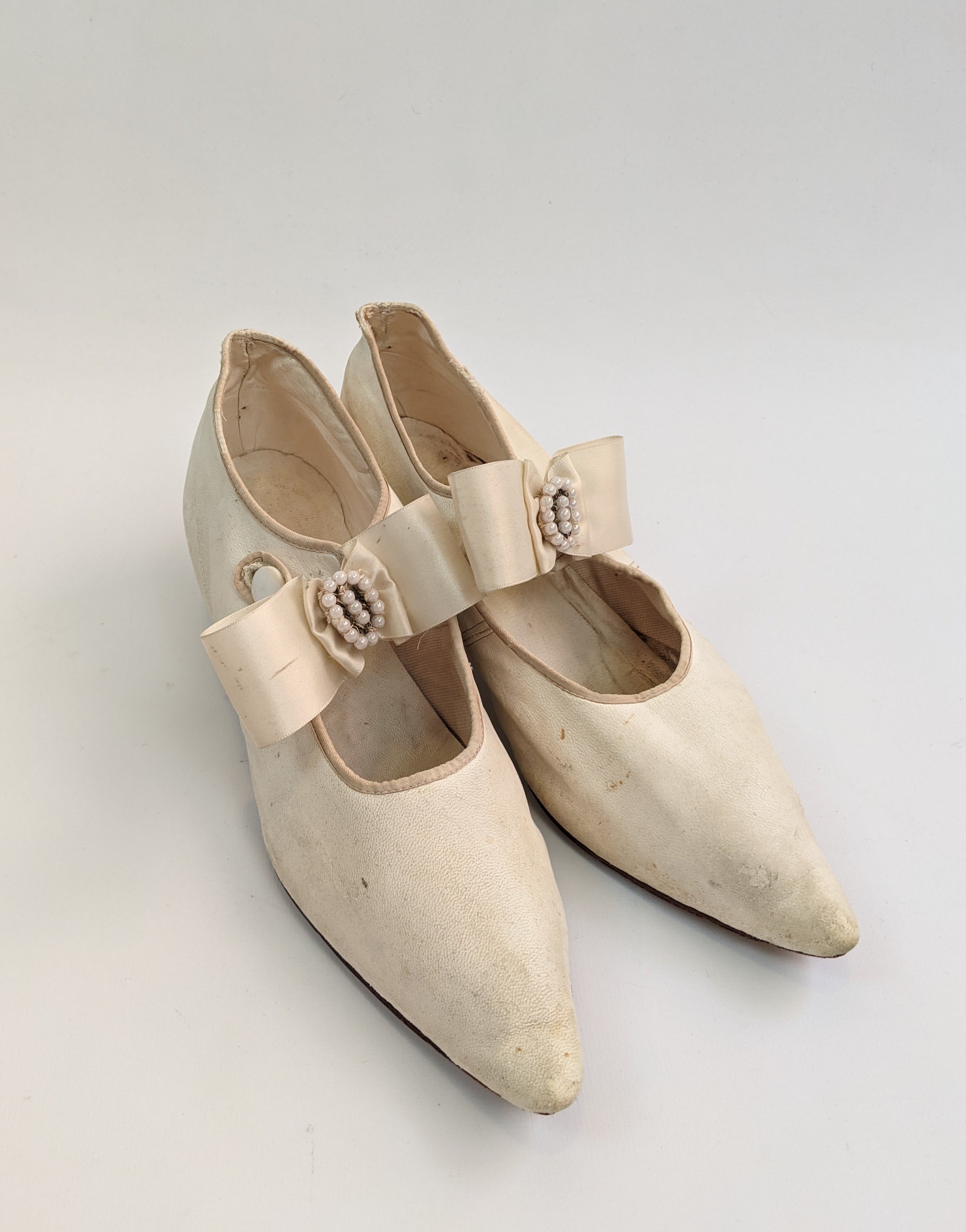 Late Victorian Pointed Toe Wedding Shoes