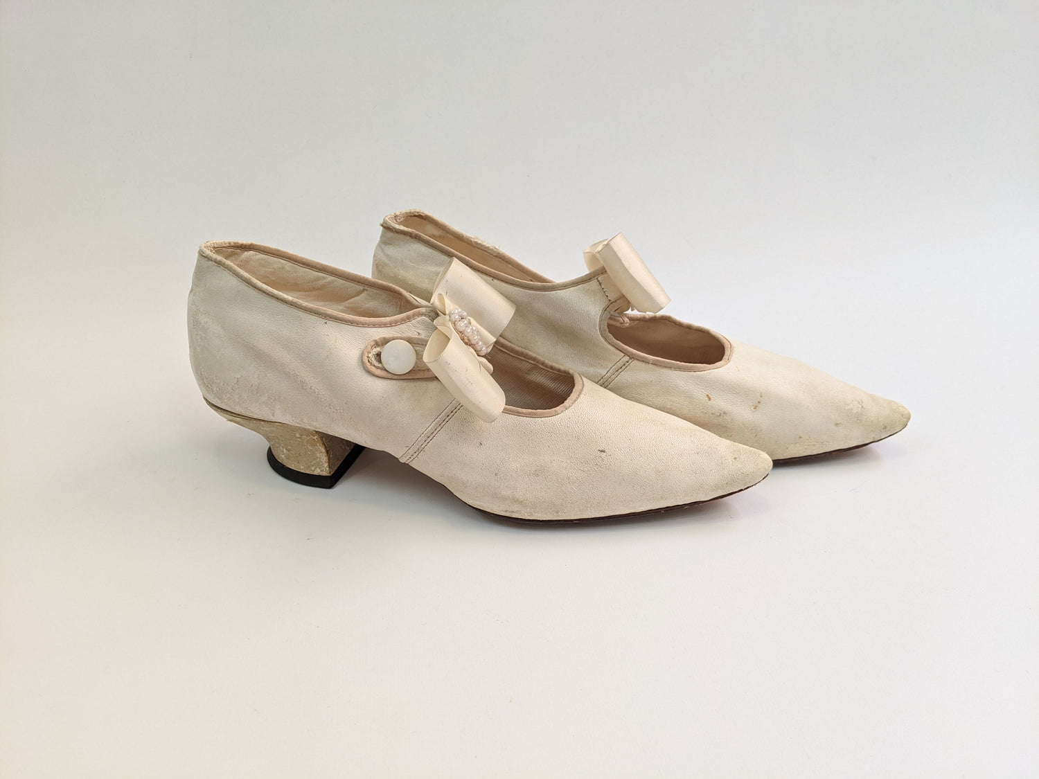 Late Victorian Pointed Toe Wedding Shoes