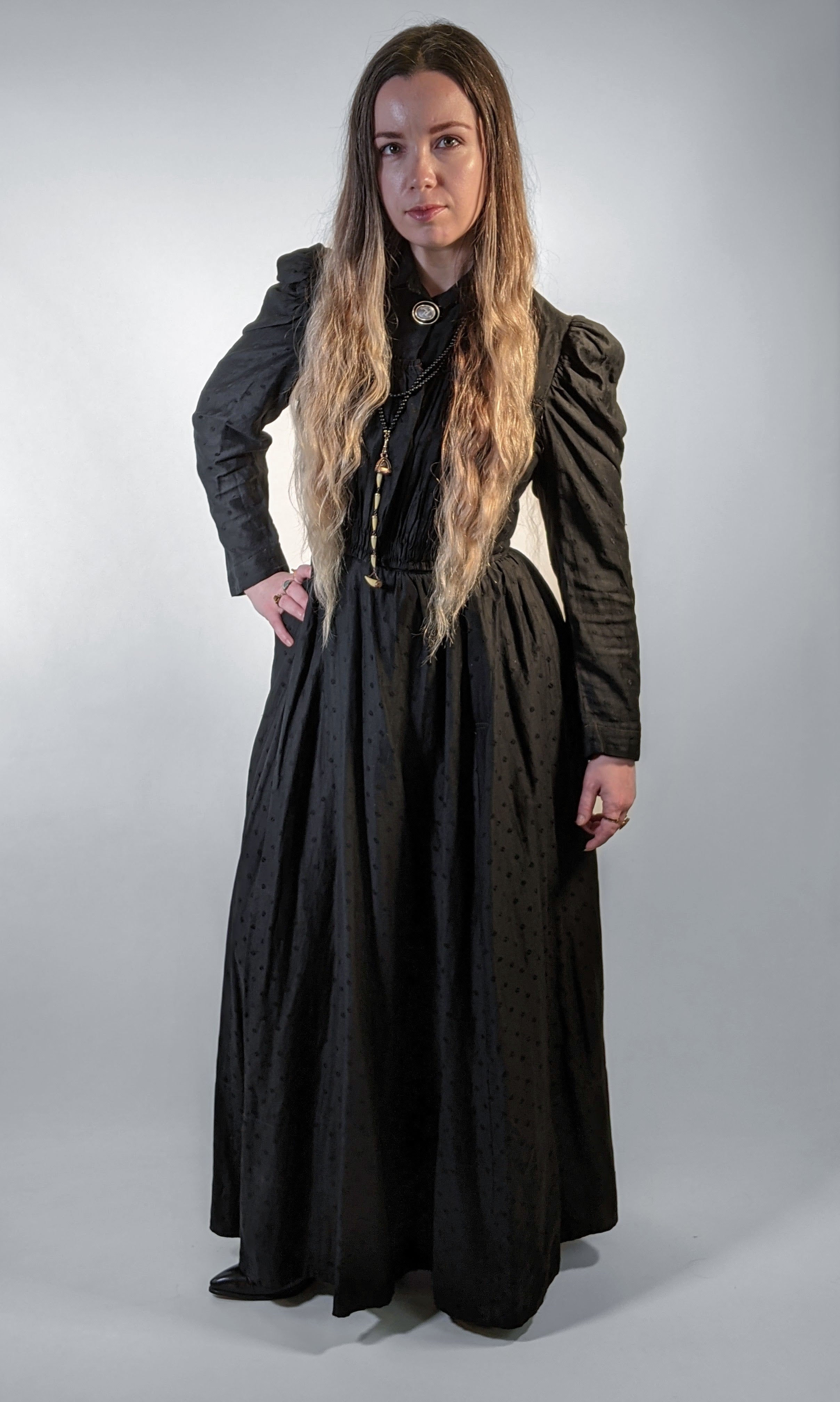 1890s Wrapper Dress
