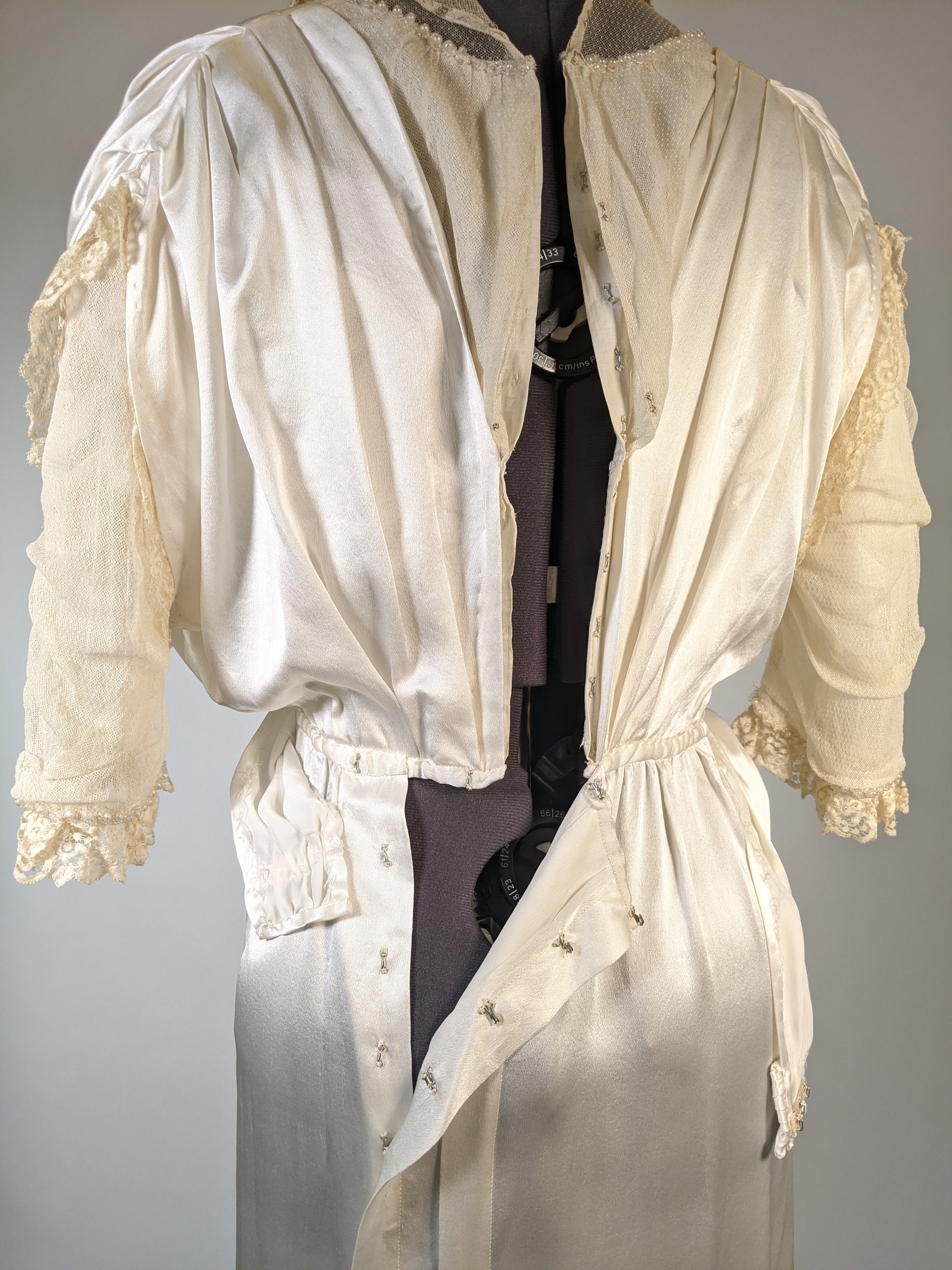 1910s Silk Lace Gown | Wedding Dress