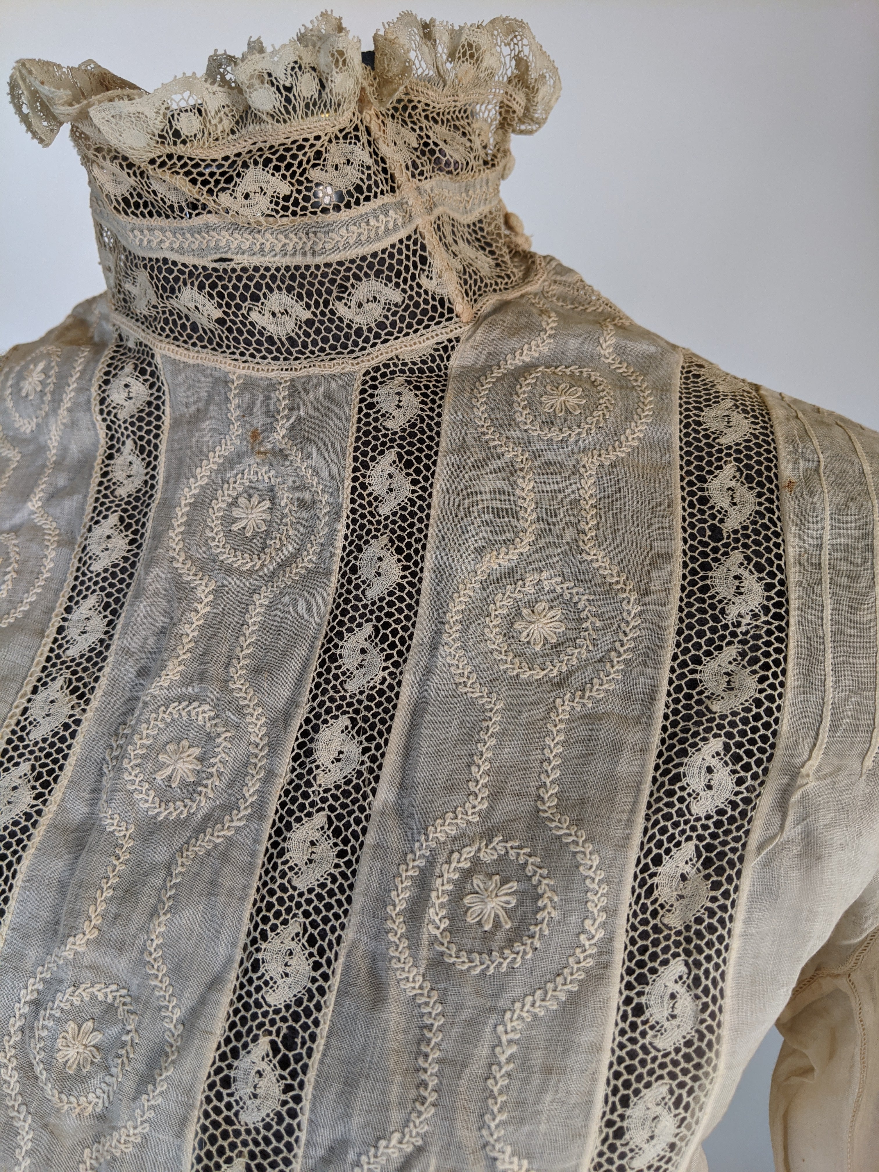 Edwardian White Lace Blouse | Study / Display