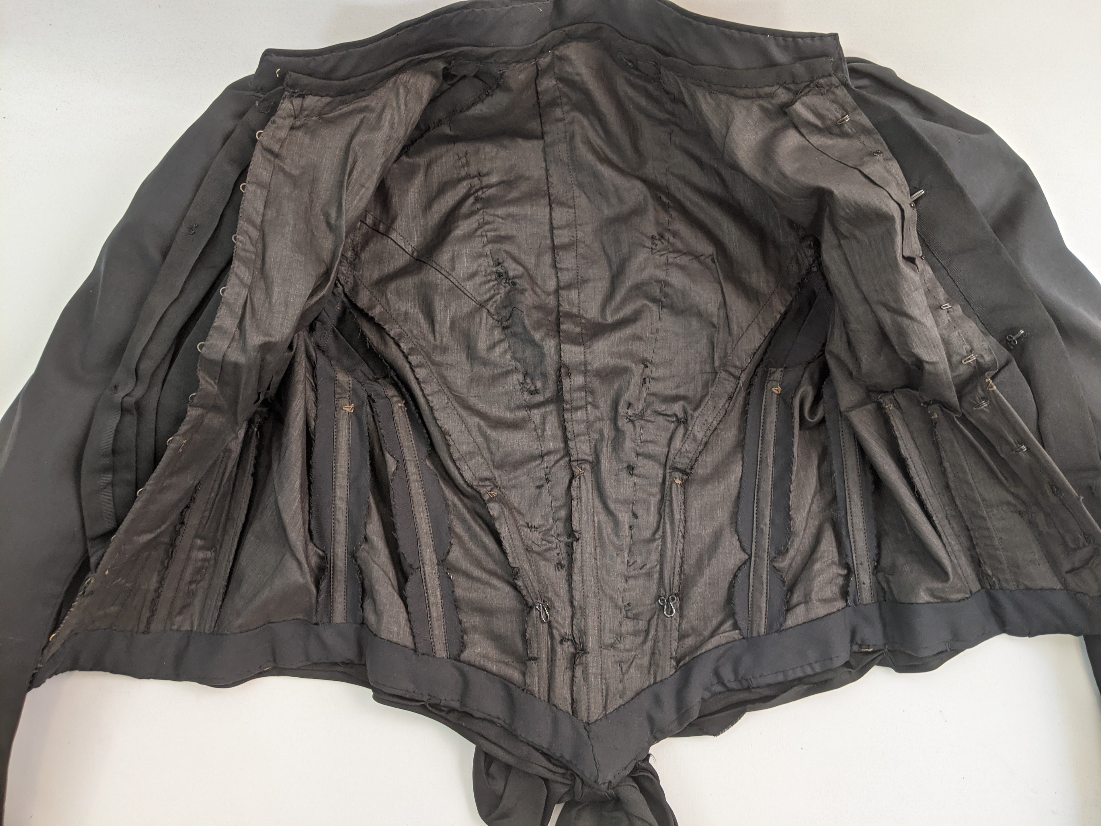 1900s Black Bodice | XS