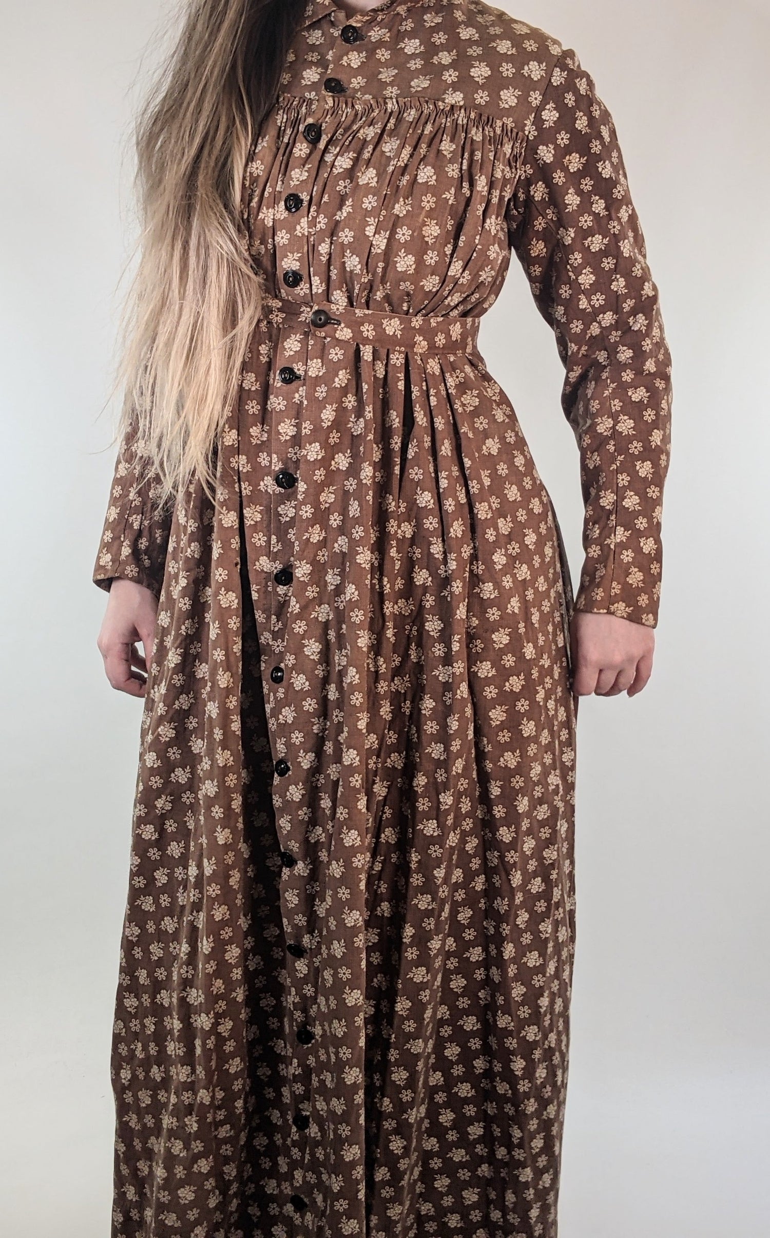 1880s Calico Wrapper