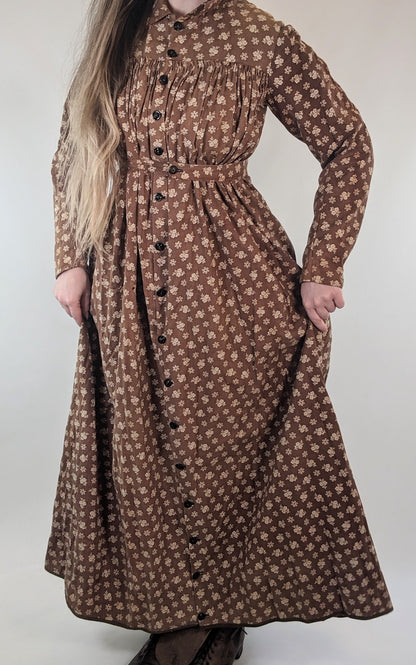 1880s Calico Wrapper