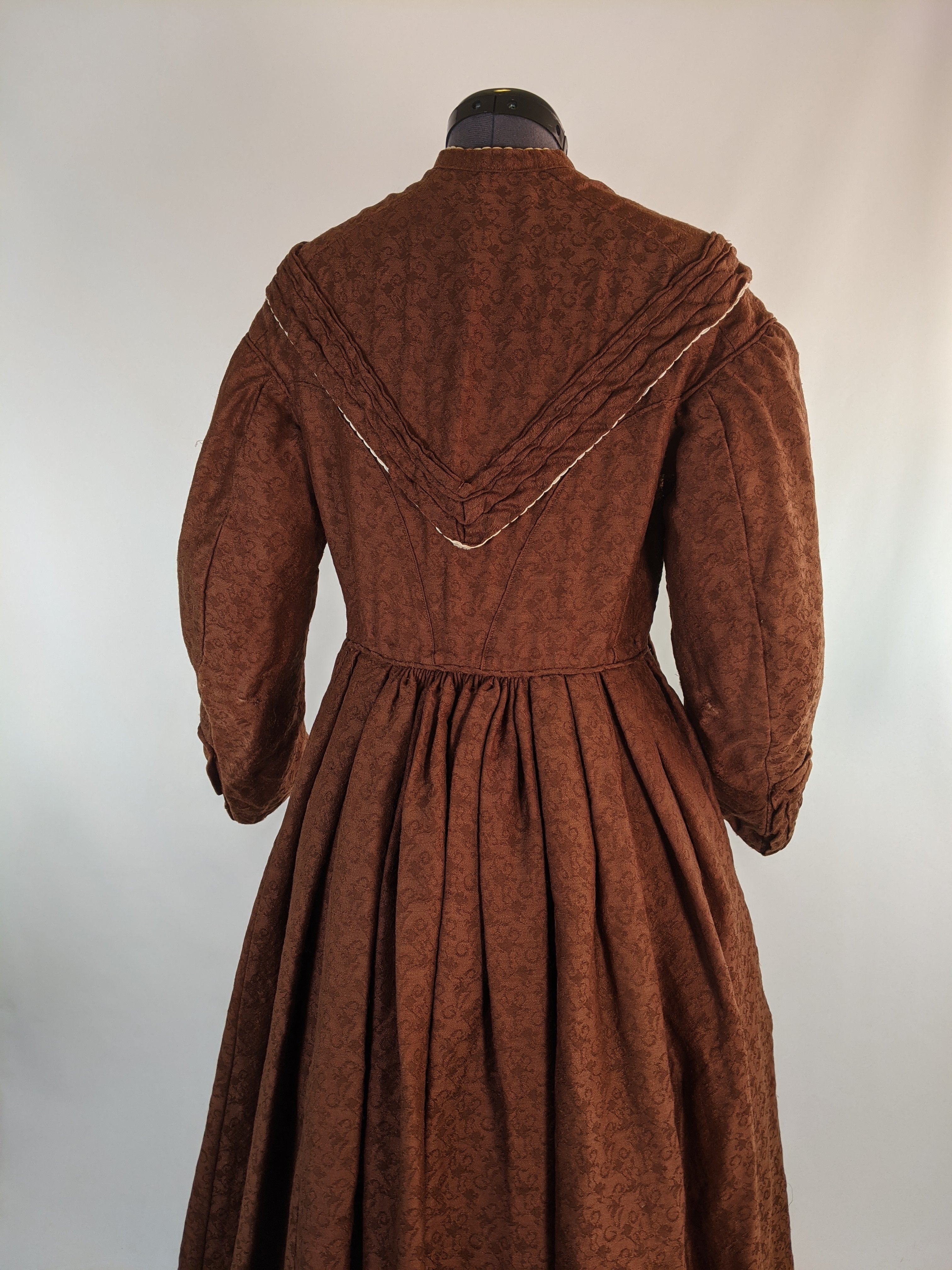 1850s-1860s Wool Dress