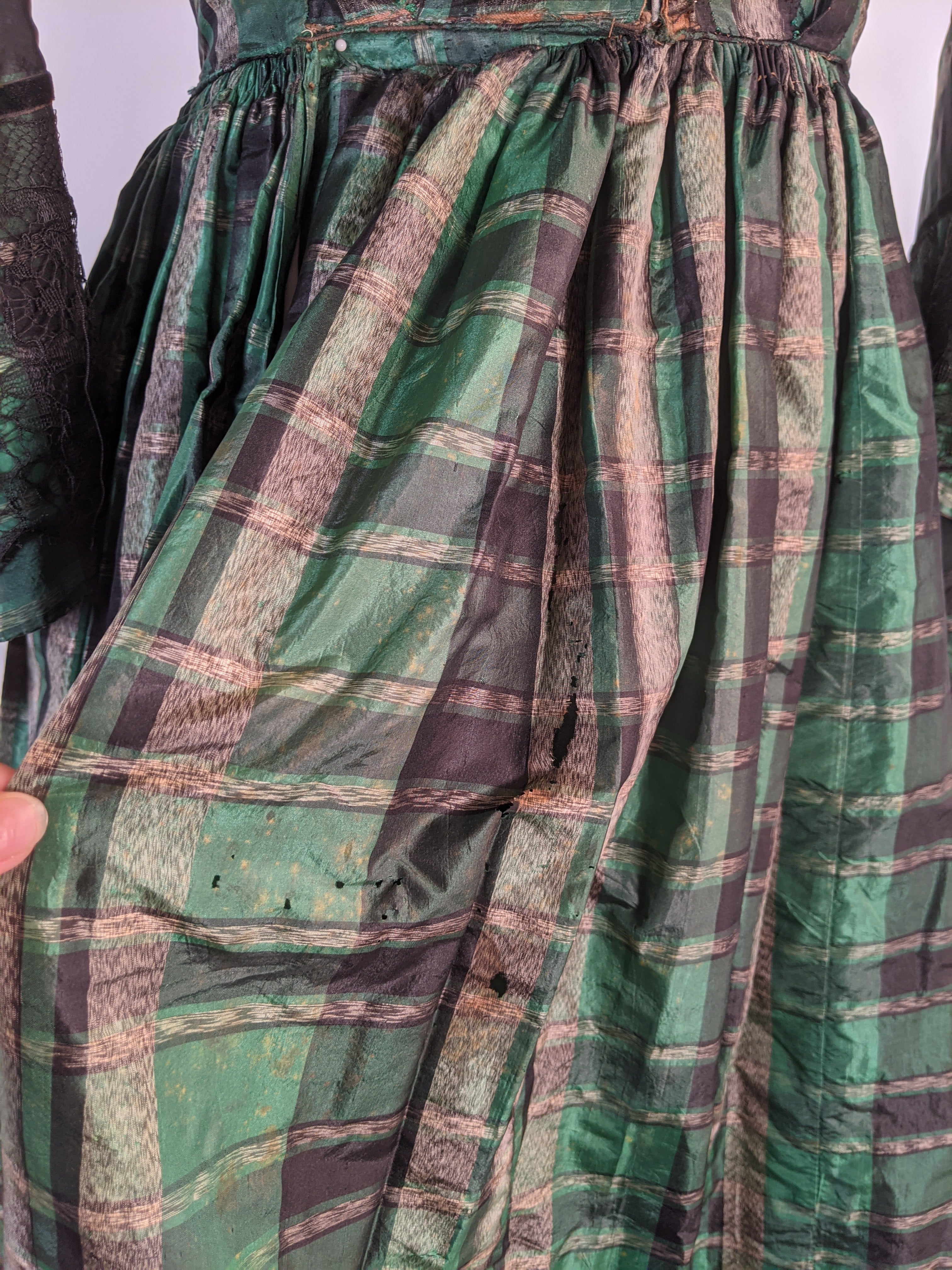 1850s-1860s Silk Gown | Study or Display