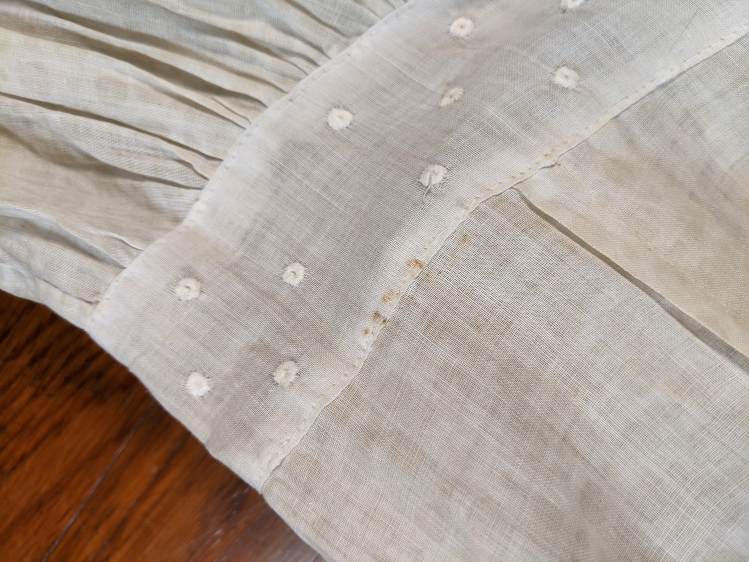 Edwardian Cotton + Lace Dress