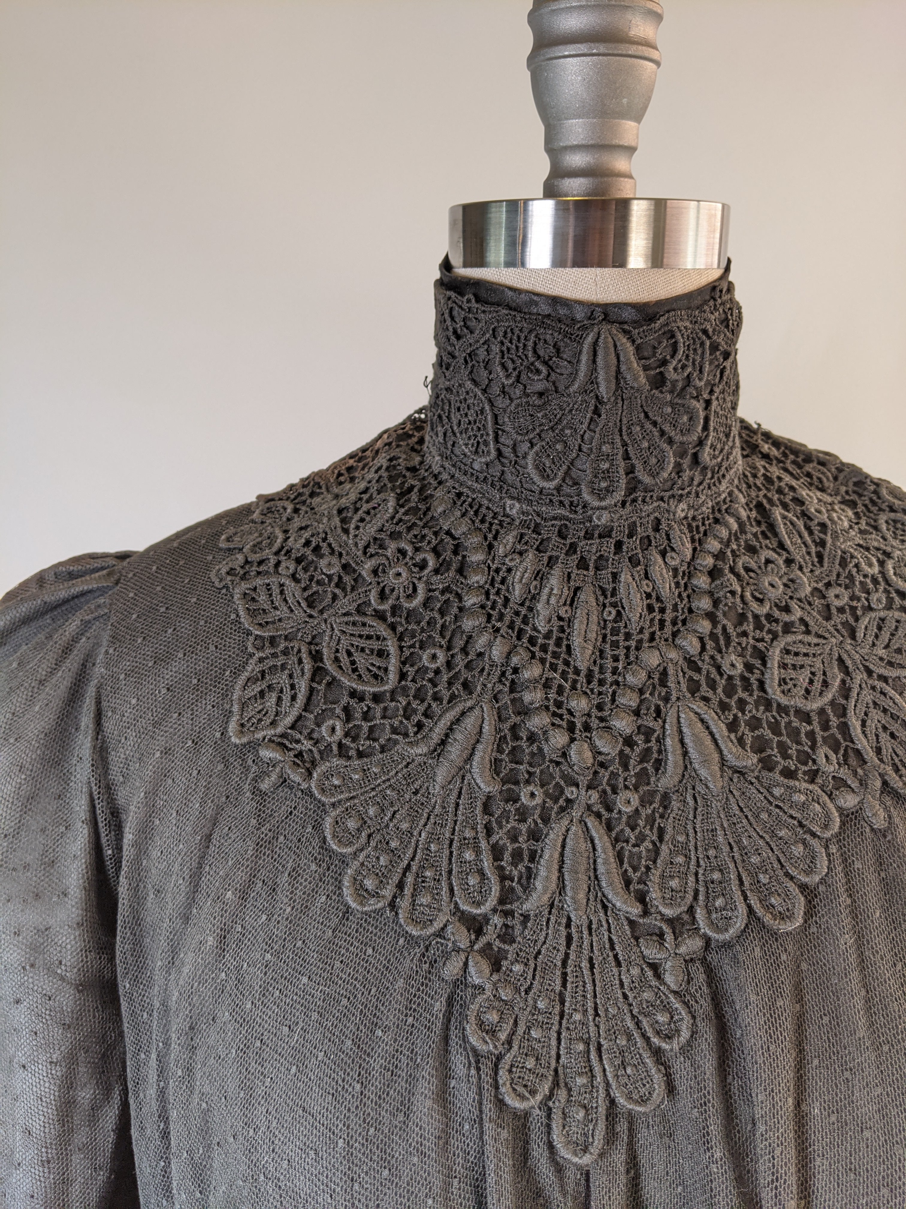 Edwardian Net Lace Shirtwaist