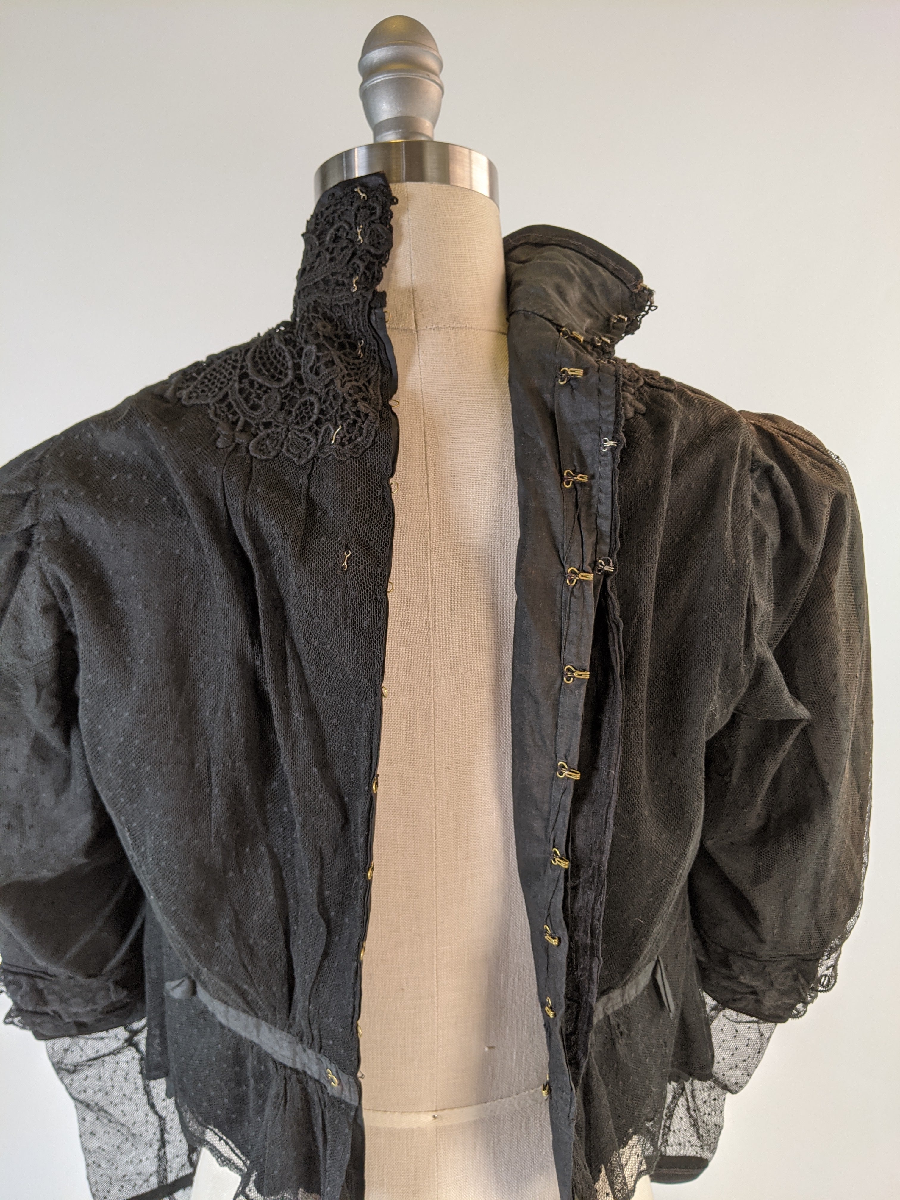 Edwardian Net Lace Shirtwaist