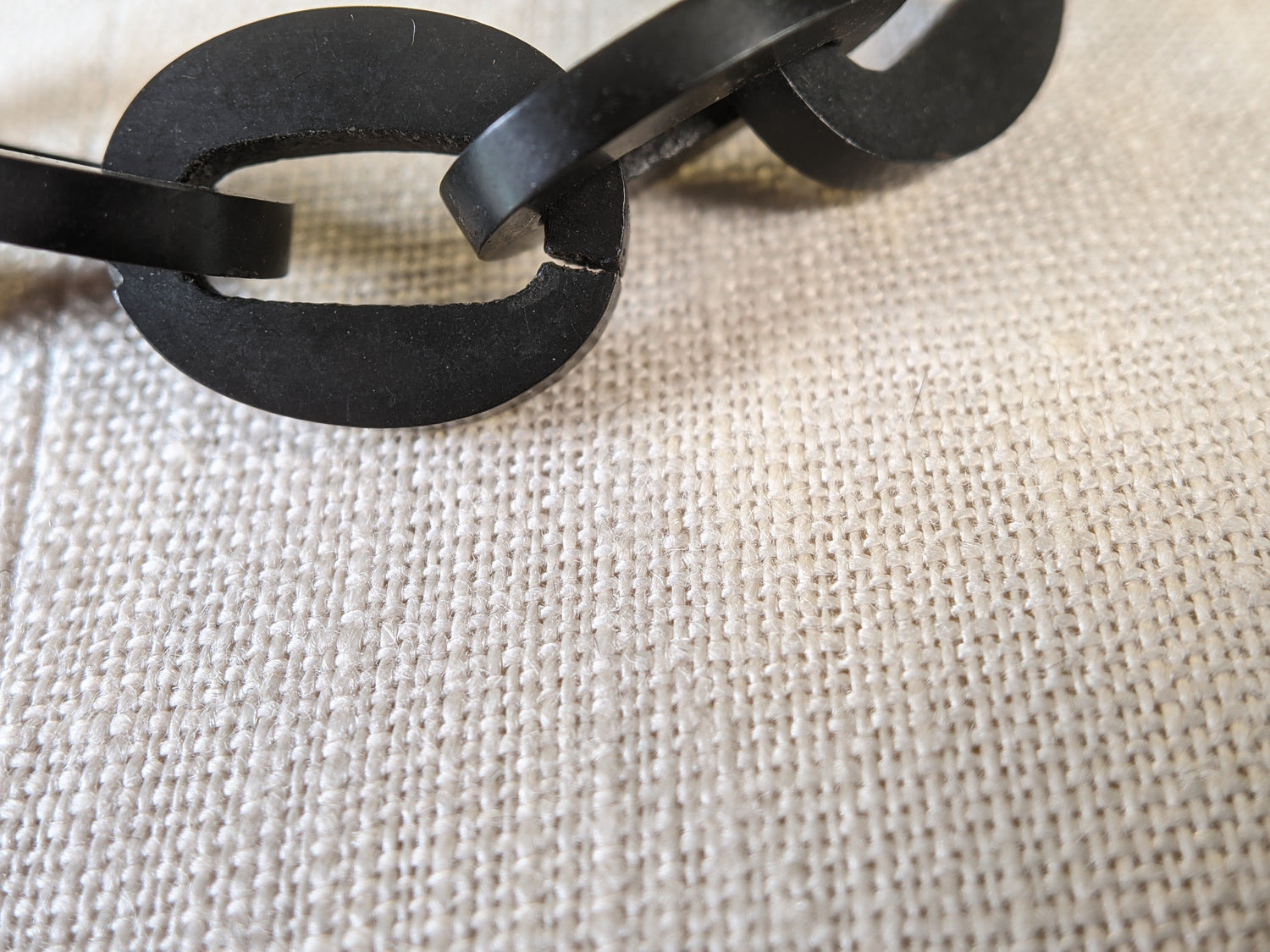 Victorian Jet Chunky Chain Necklace