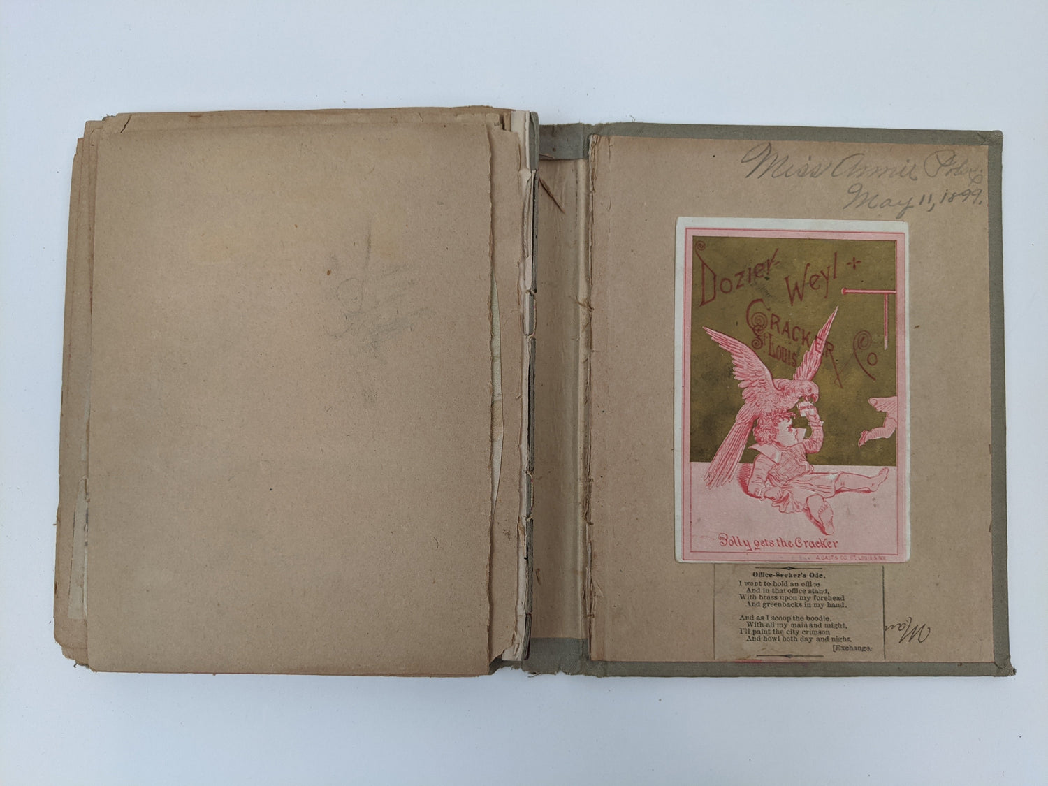 Victorian Scrapbook 1899 | 5.5" x 7"