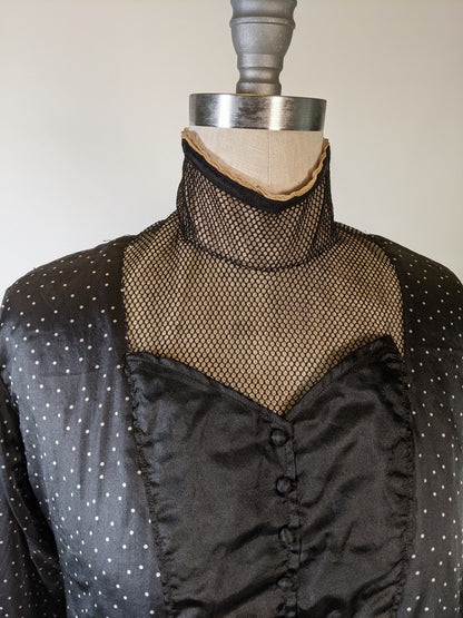 1910s Polka Dot Blouse