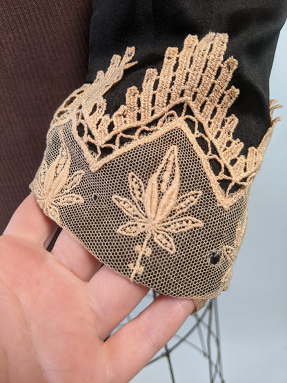 1910s Silk + Lace Blouse