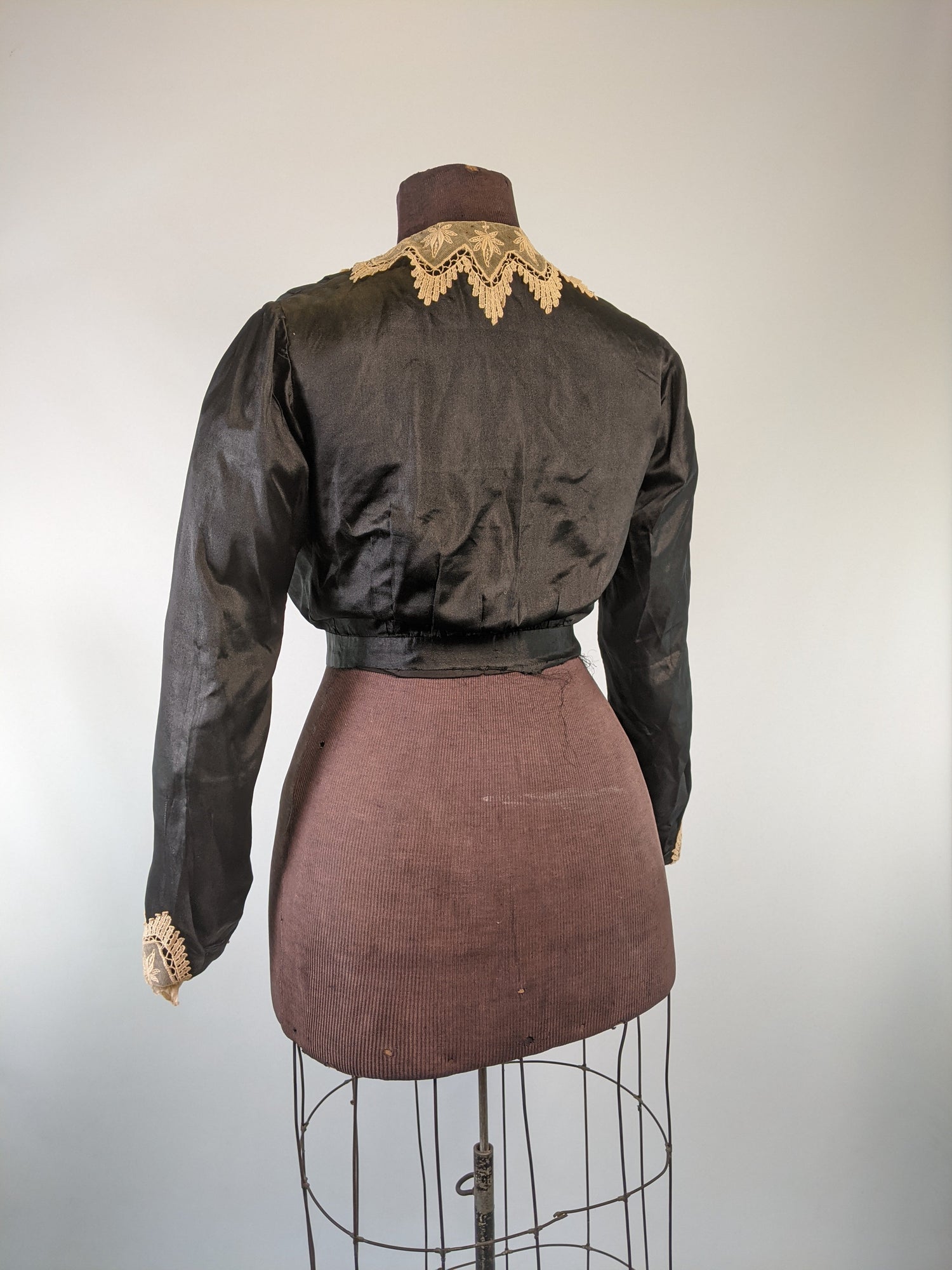 1910s Silk + Lace Blouse