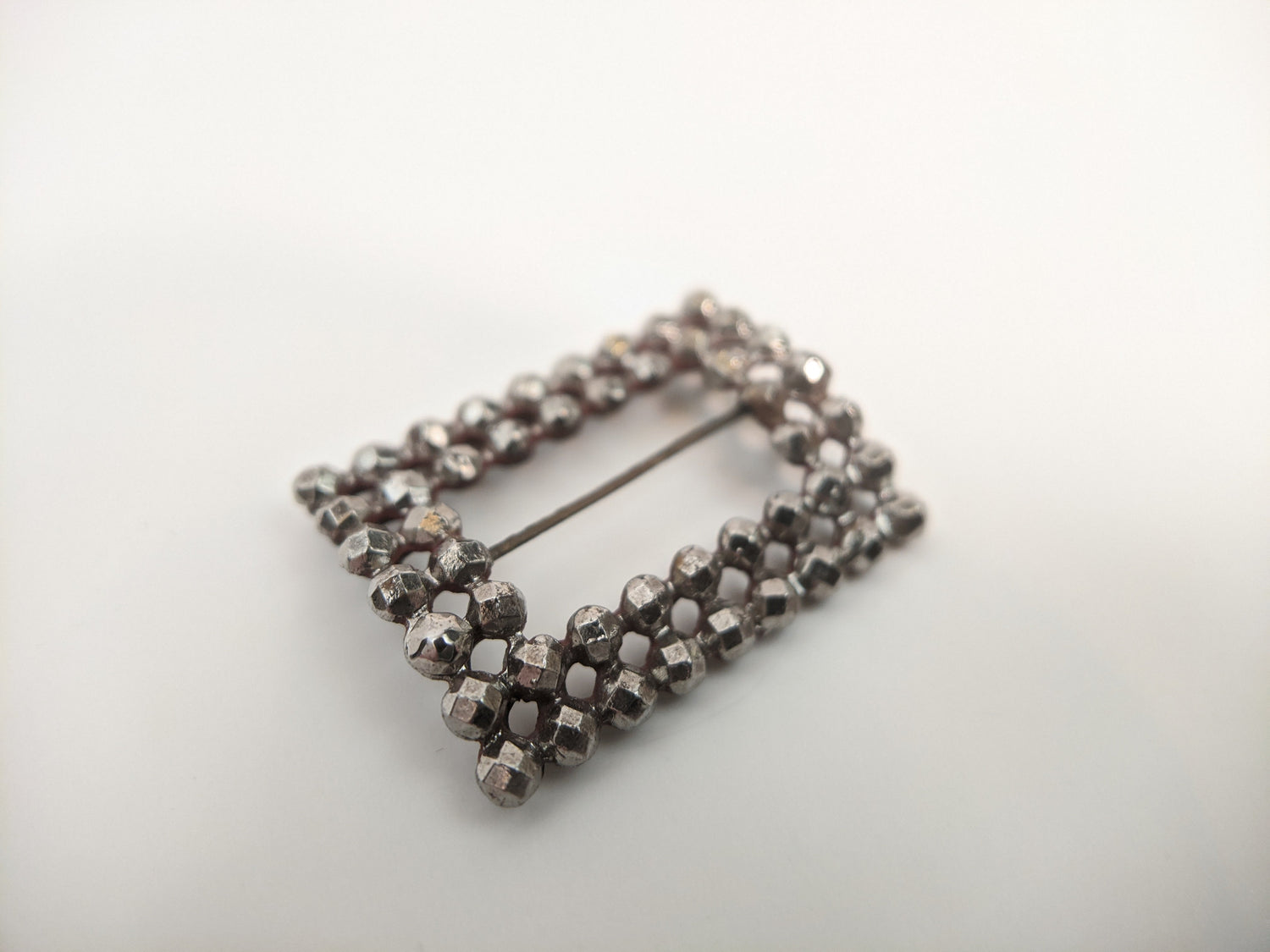 Victorian Cut Steel Buckle Choker