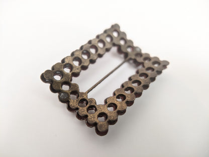 Victorian Cut Steel Buckle Choker