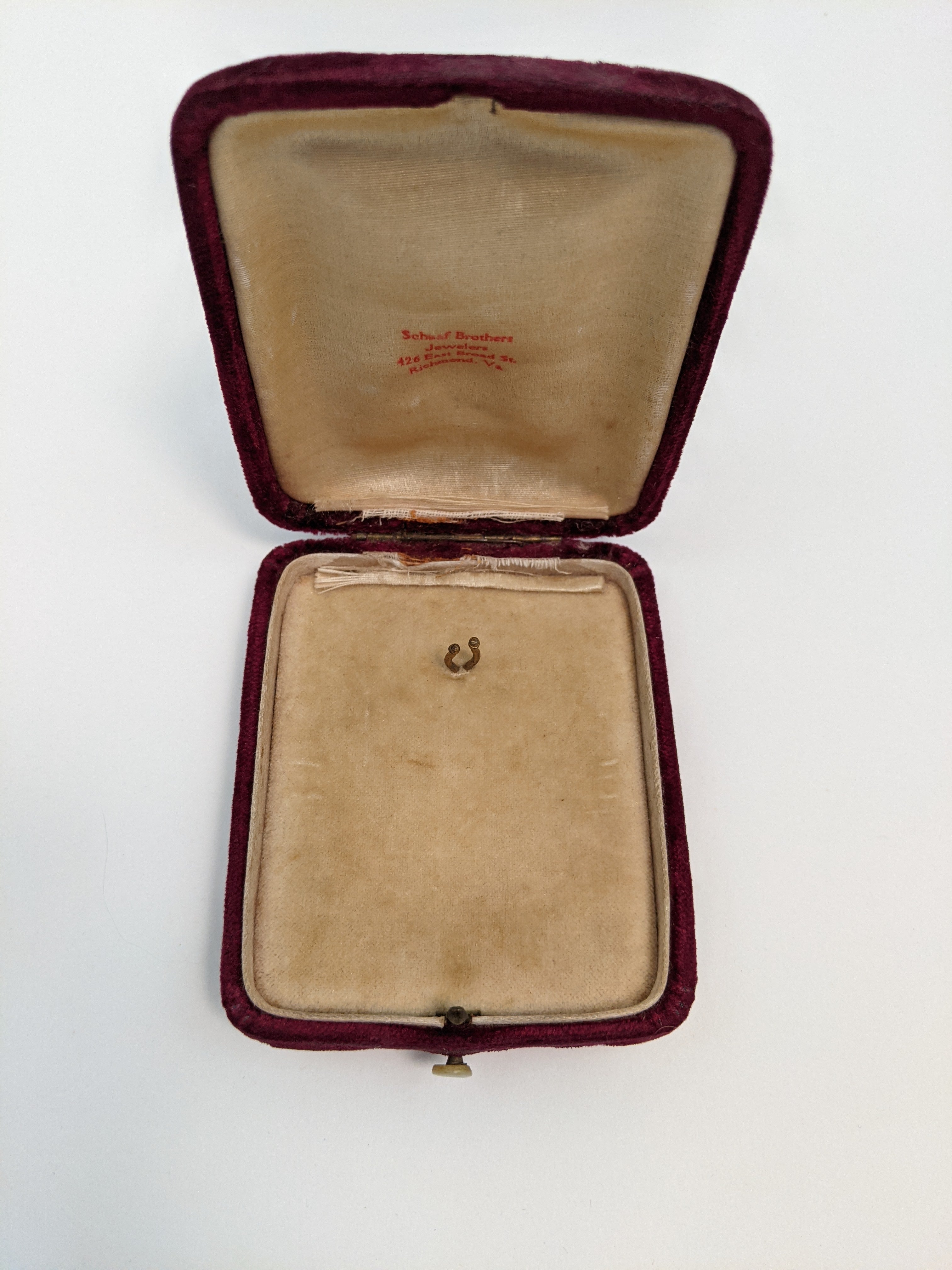 Ruby Red Victorian Velvet Box