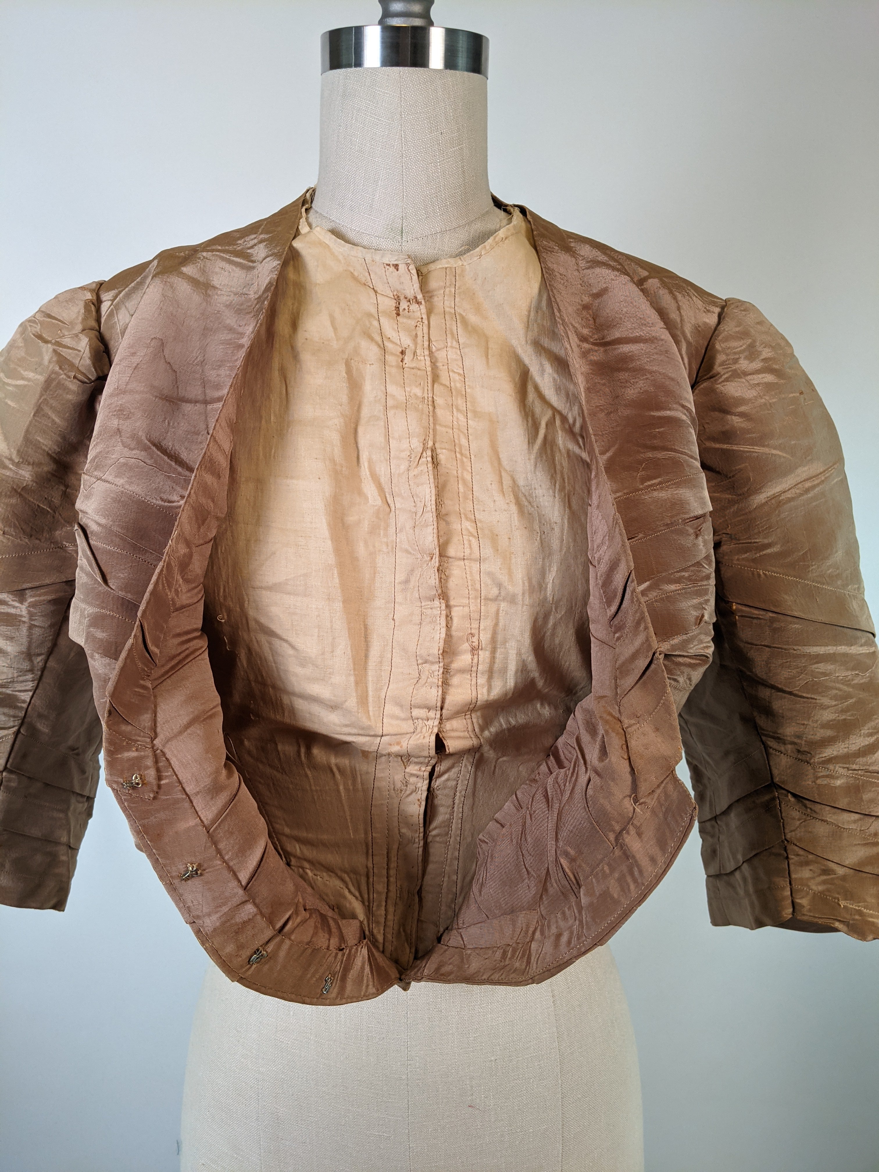 Edwardian Moire Silk Bodice