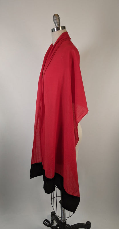 1910s-1920s Wool + Silk Scarf