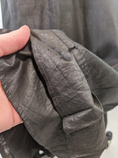 1910s Black Cotton Petticoat