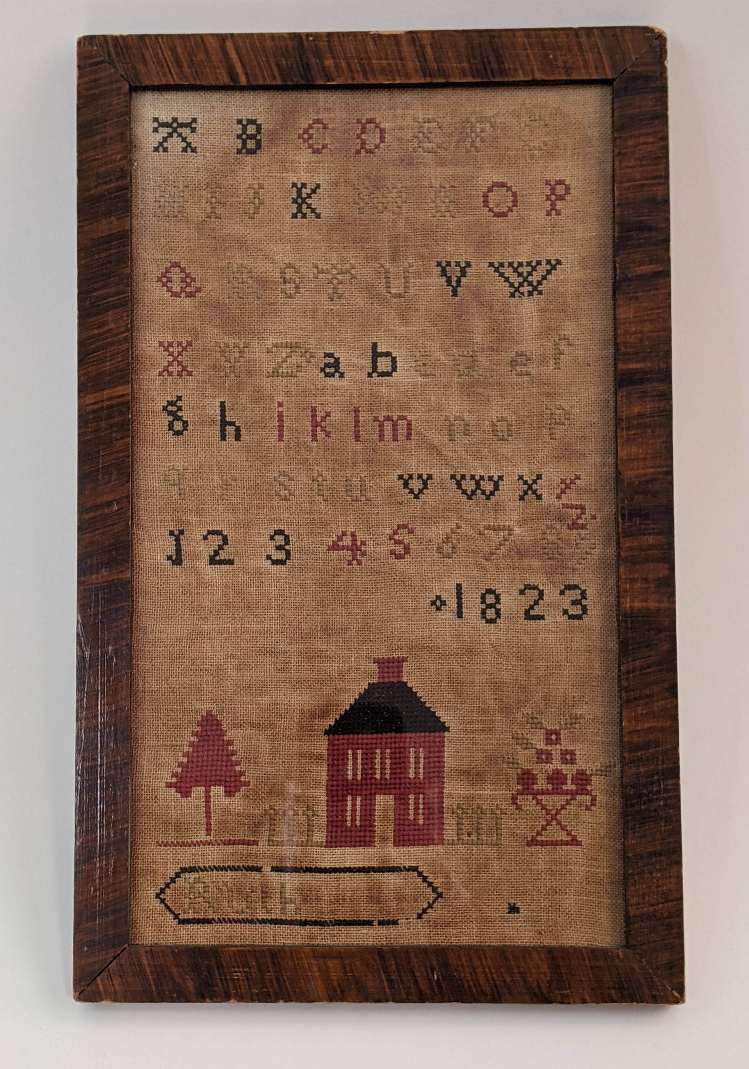 Georgian 1823 Needlepoint Sampler