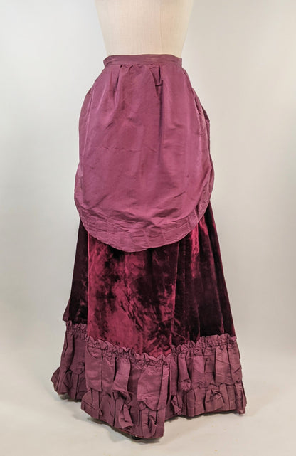 1880s Bustle Skirt