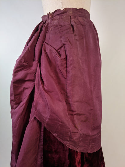1880s Bustle Skirt