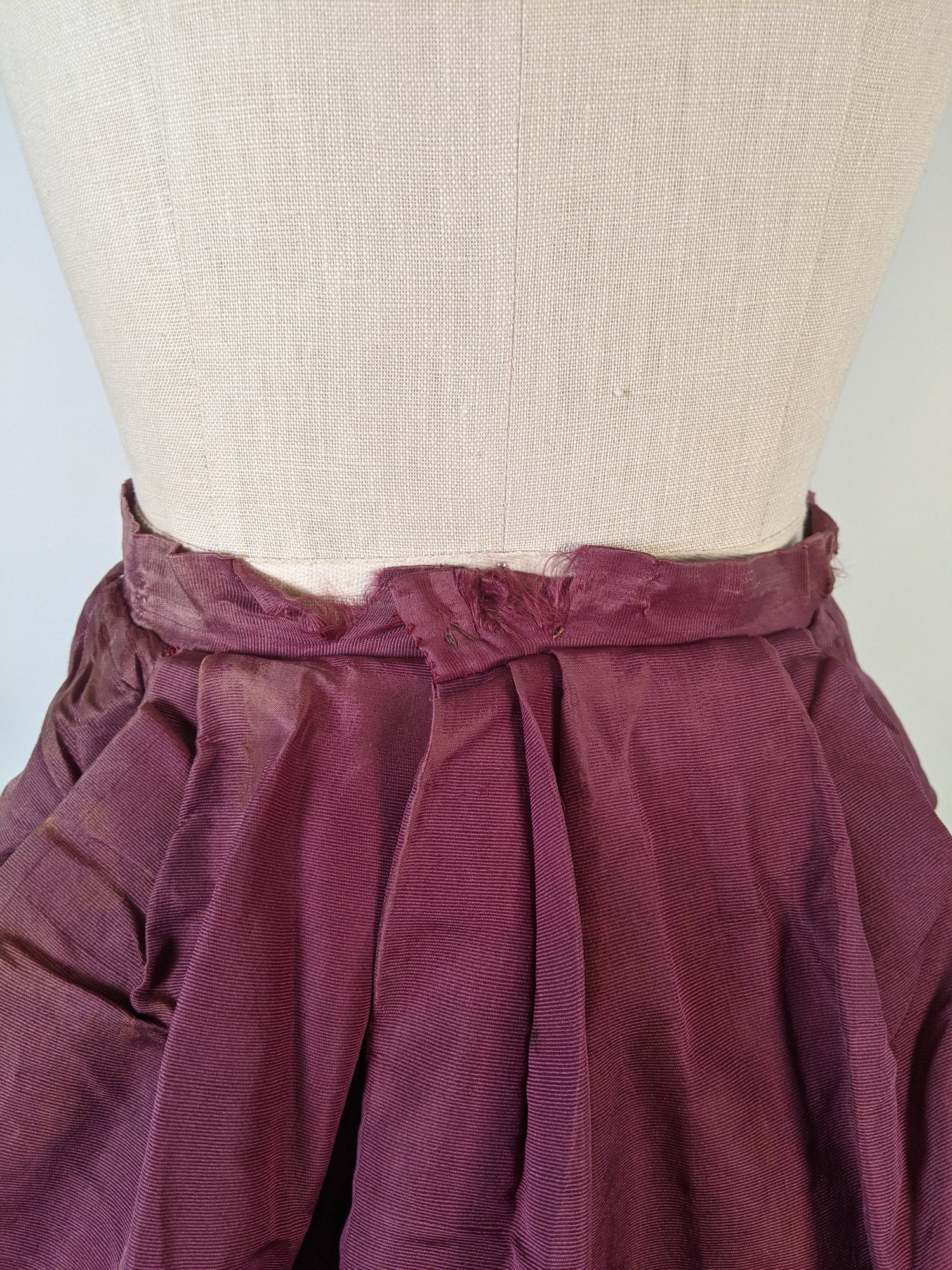 1880s Bustle Skirt