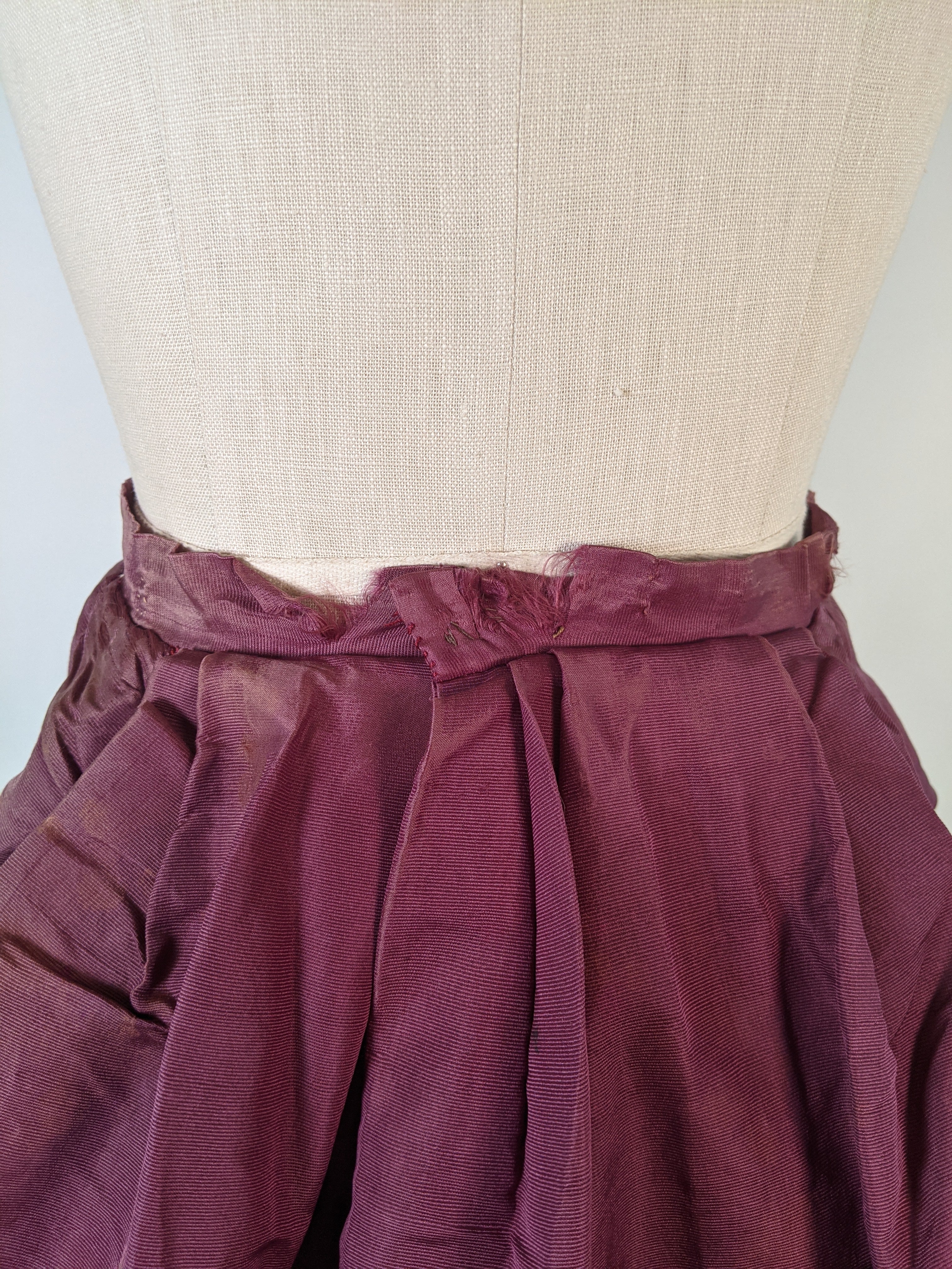 1880s Bustle Skirt