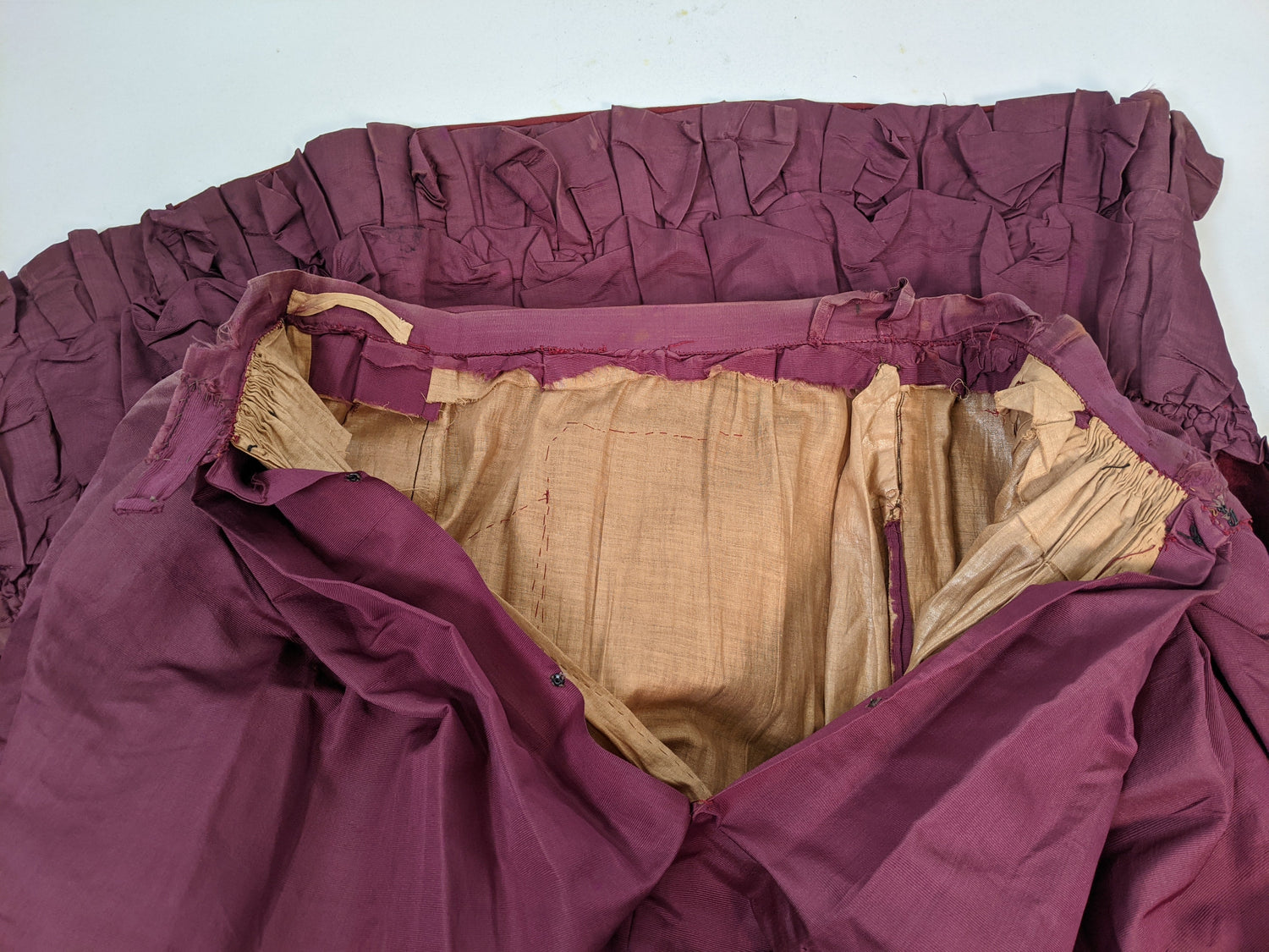 1880s Bustle Skirt