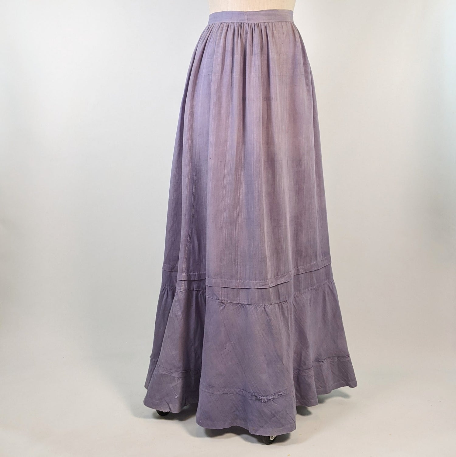 1900s Lilac Cotton Petticoat